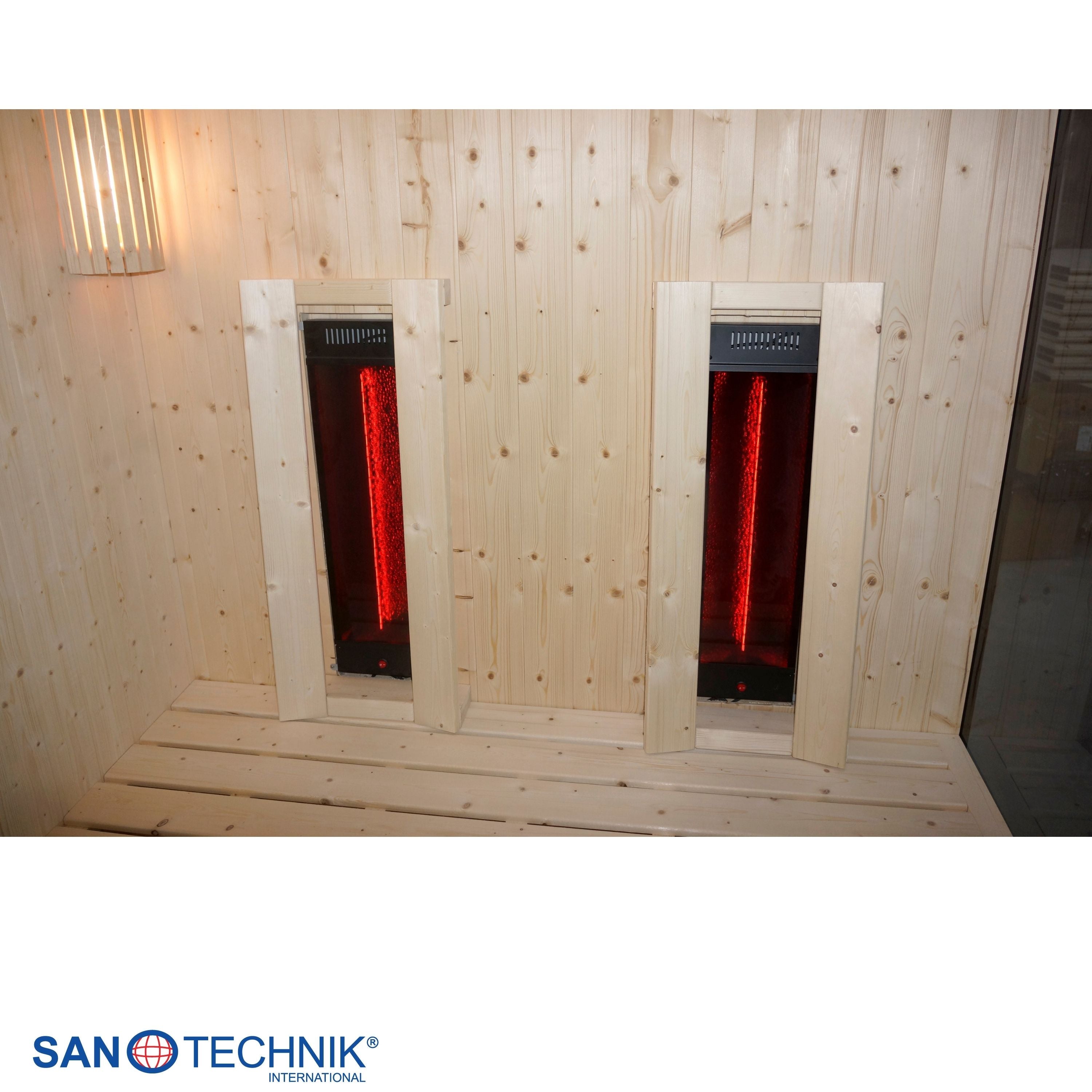 Sanotechnik - GLACIER XL Sauna + Infrarotkabine für 2-3 Personen 150x150x200 cm