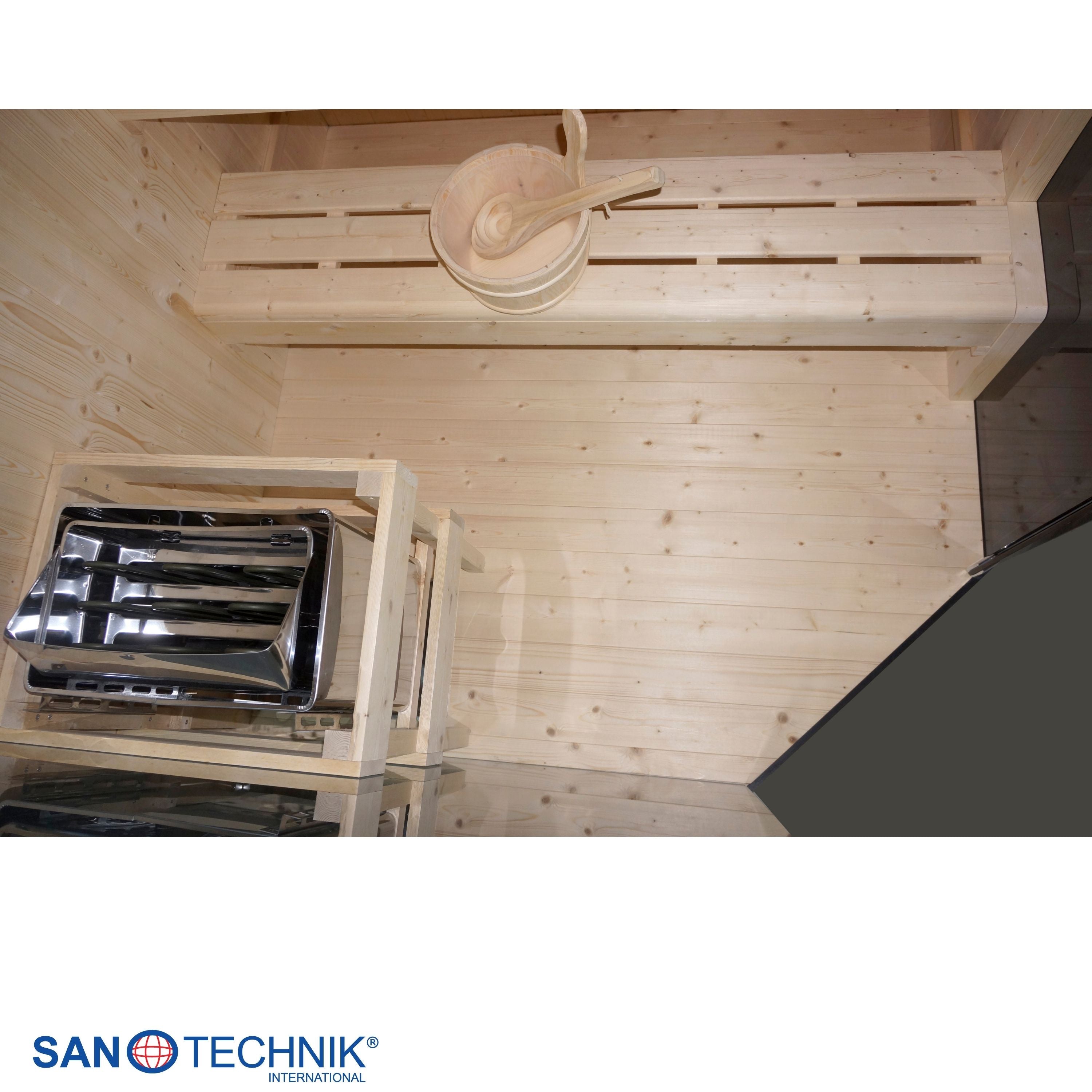 Sanotechnik - GLACIER XL Sauna + Infrarotkabine für 2-3 Personen 150x150x200 cm