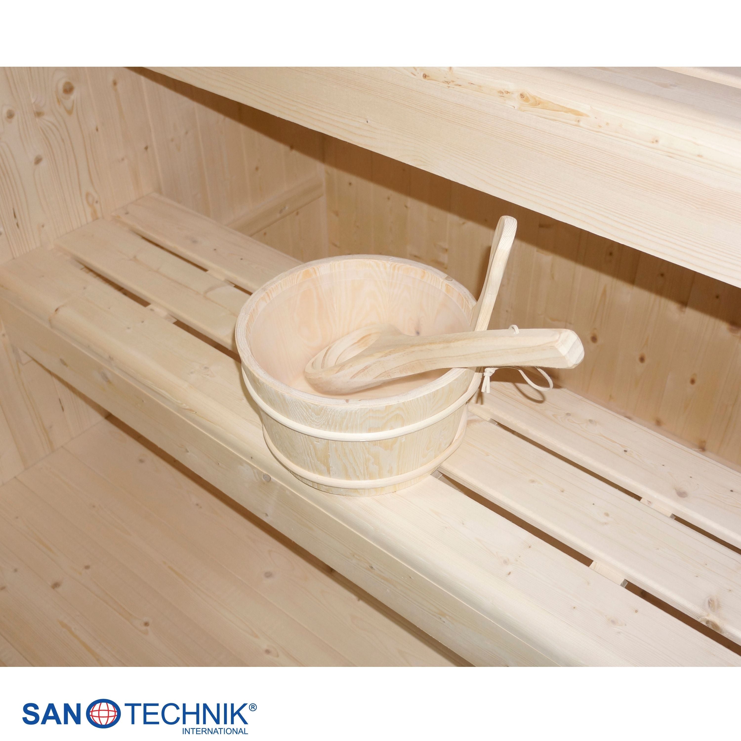 Sanotechnik - GLACIER XL Sauna + Infrarotkabine für 2-3 Personen 150x150x200 cm