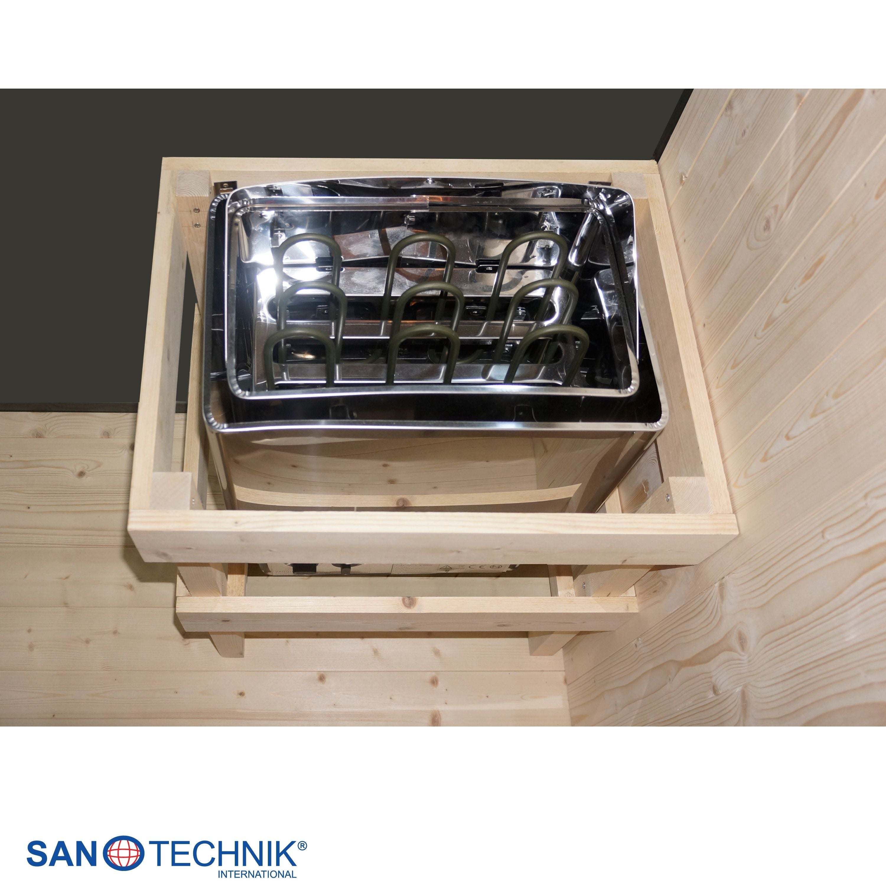 Sanotechnik - GLACIER XL Sauna + Infrarotkabine für 2-3 Personen 150x150x200 cm