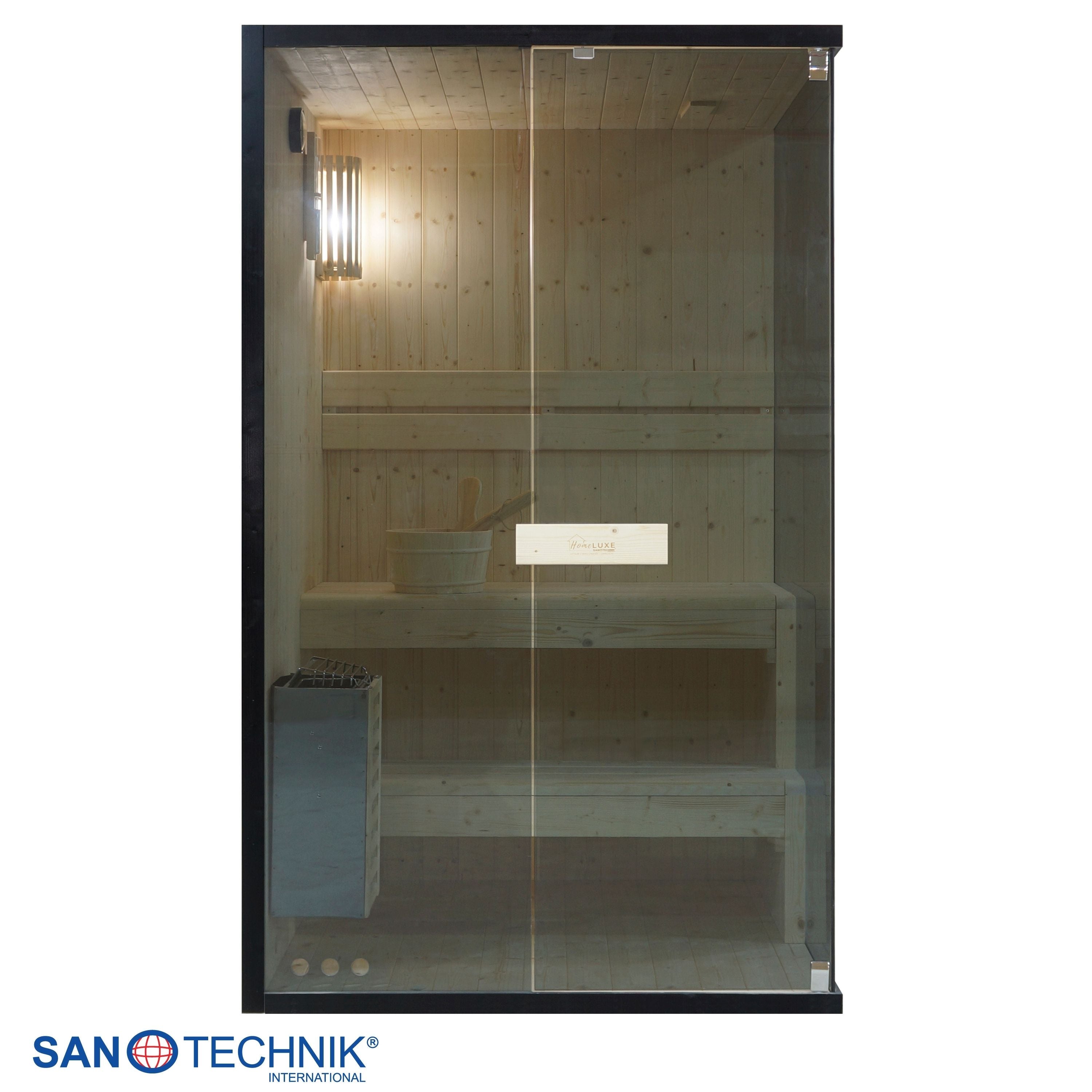 Sanotechnik - FALUN M Sauna für 2 Personen 120x120x200 cm