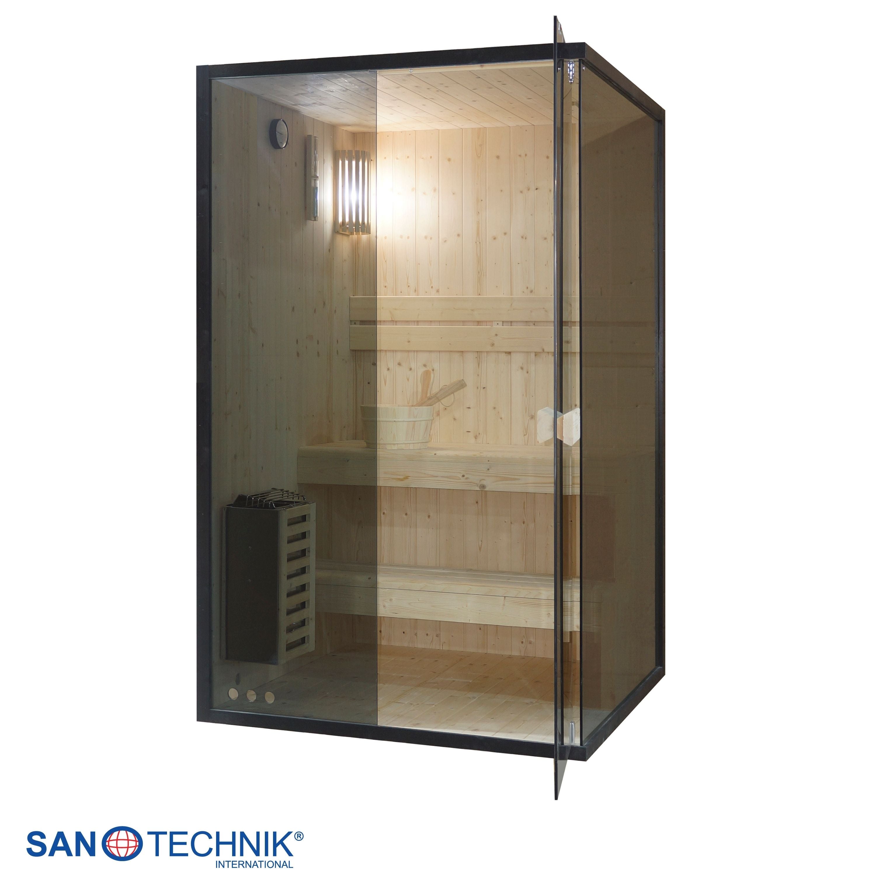 Sanotechnik - FALUN M Sauna für 2 Personen 120x120x200 cm