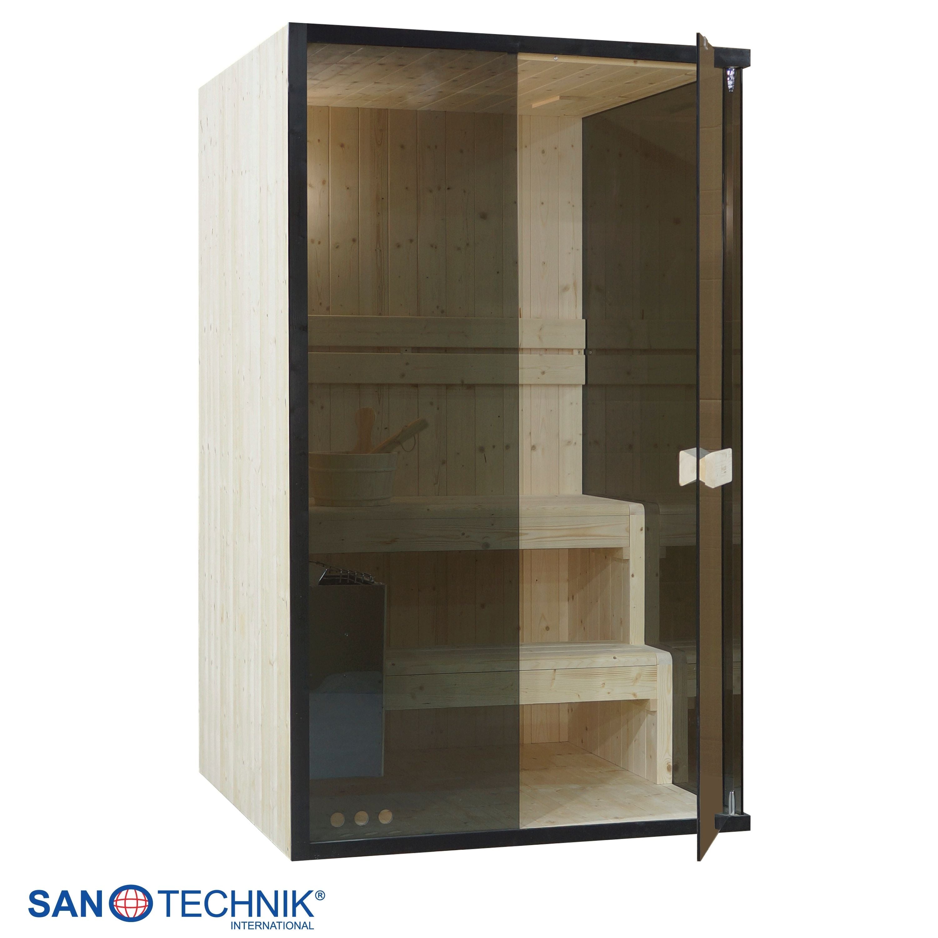 Sanotechnik - FALUN M Sauna für 2 Personen 120x120x200 cm