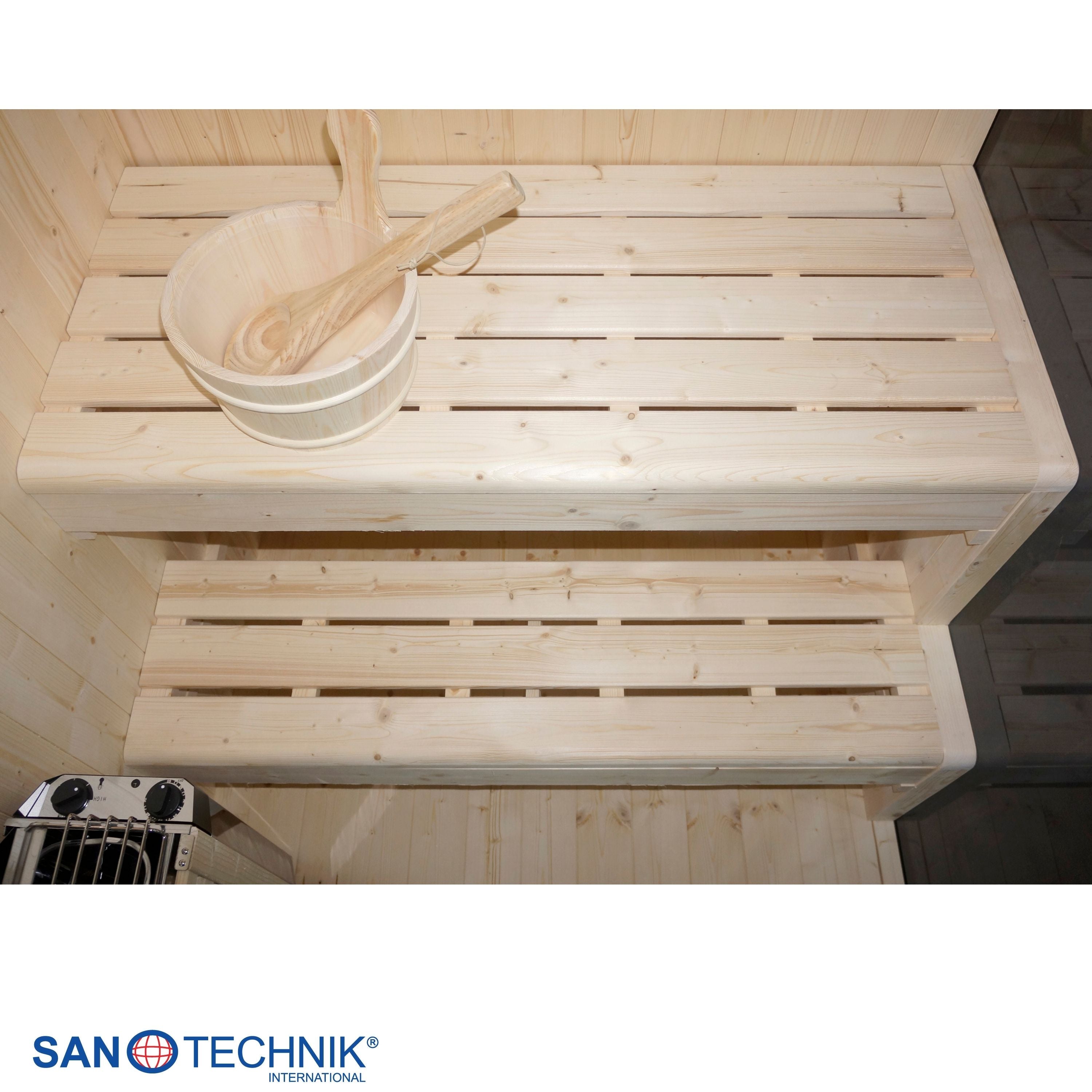 Sanotechnik - FALUN M Sauna für 2 Personen 120x120x200 cm