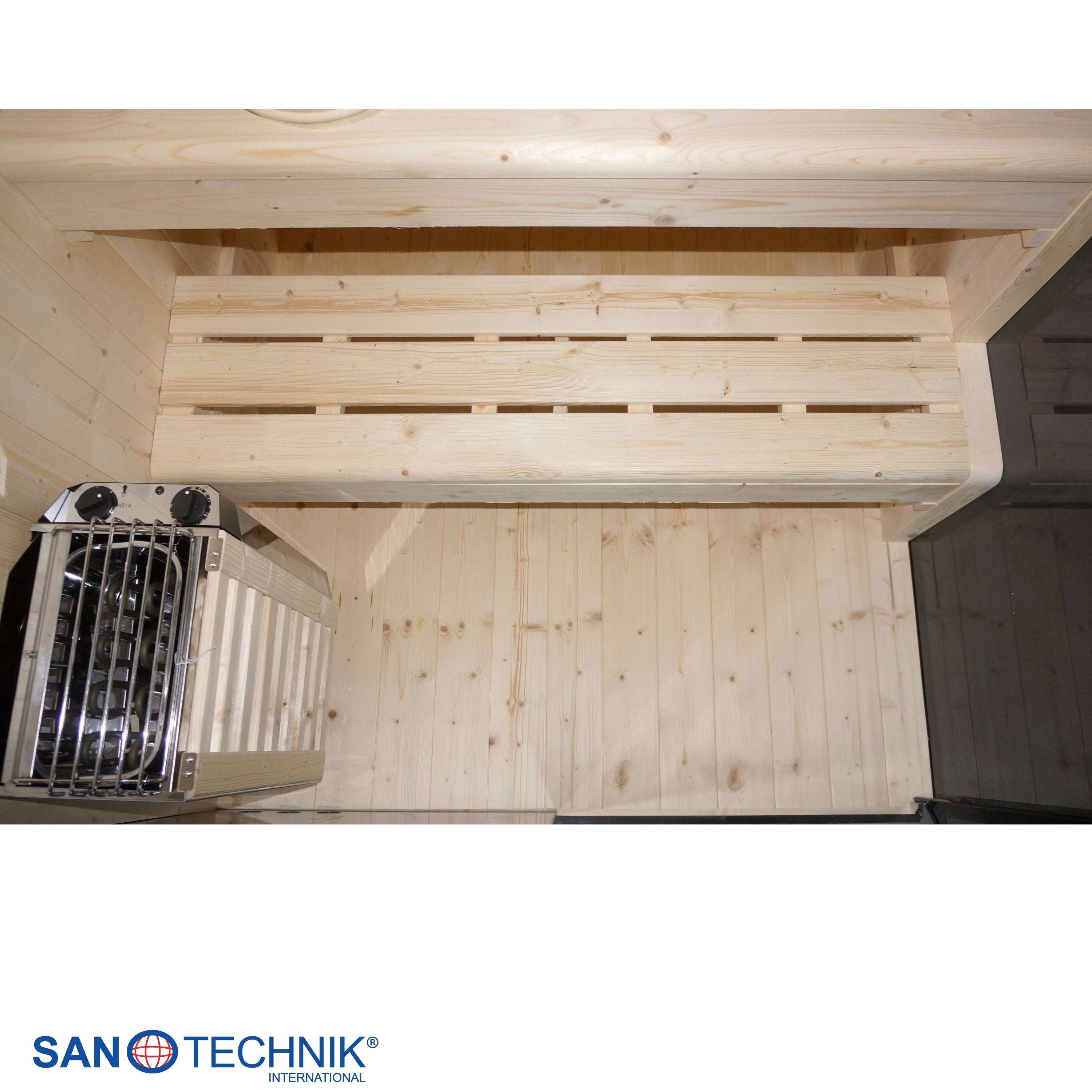 Sanotechnik - FALUN M Sauna für 2 Personen 120x120x200 cm