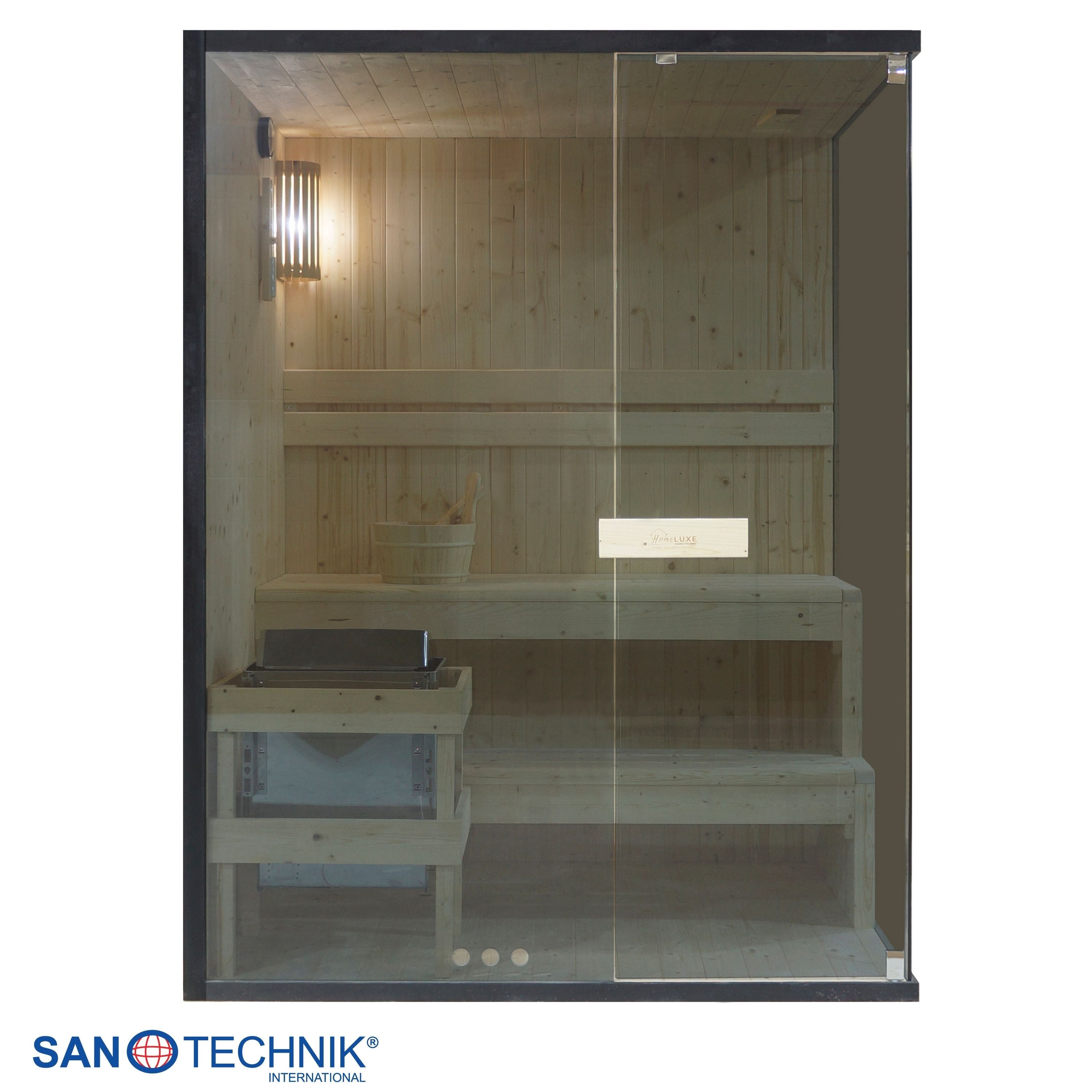 Sanotechnik - FALUN L Sauna für 2-3 Personen 150x120x200 cm