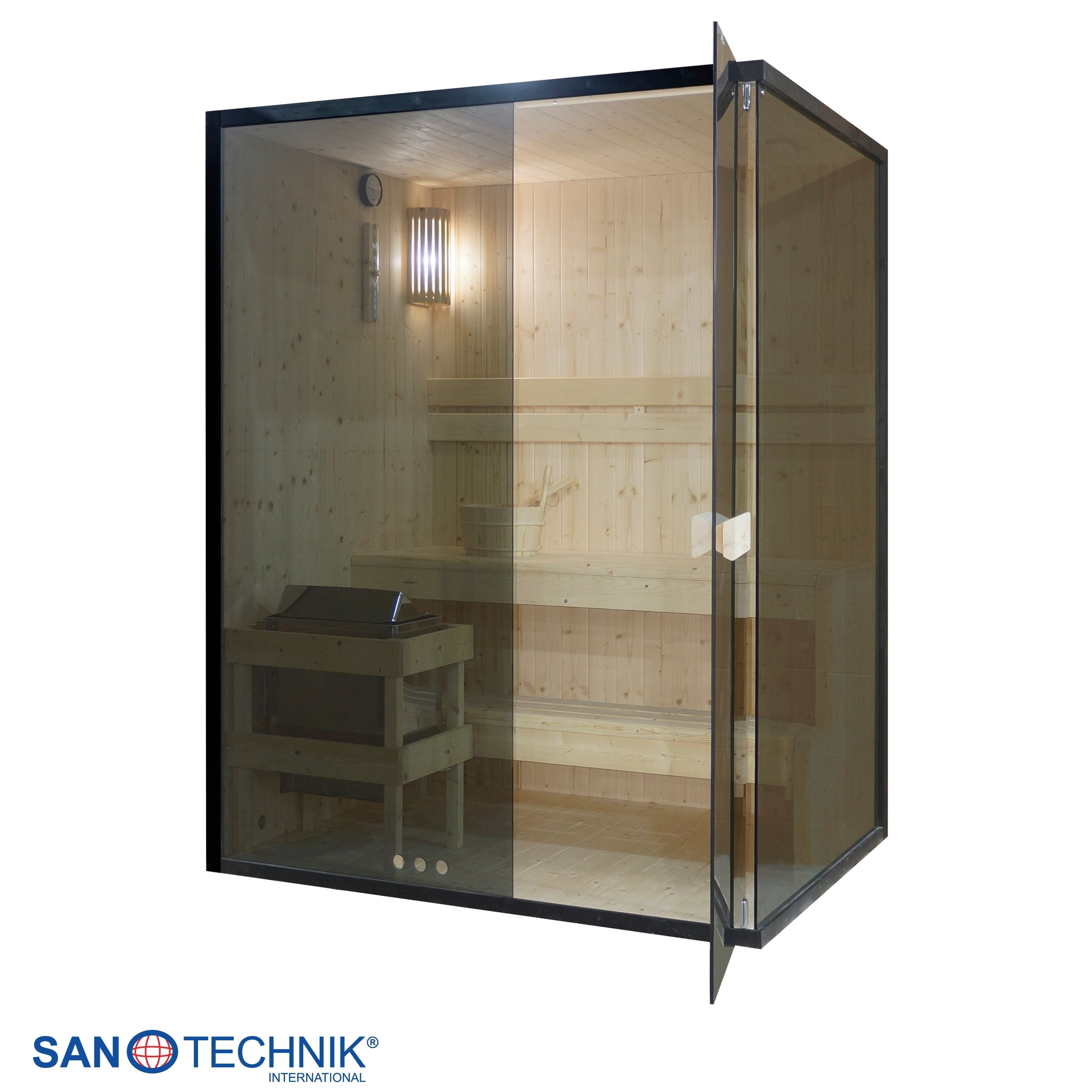 Sanotechnik - FALUN L Sauna für 2-3 Personen 150x120x200 cm