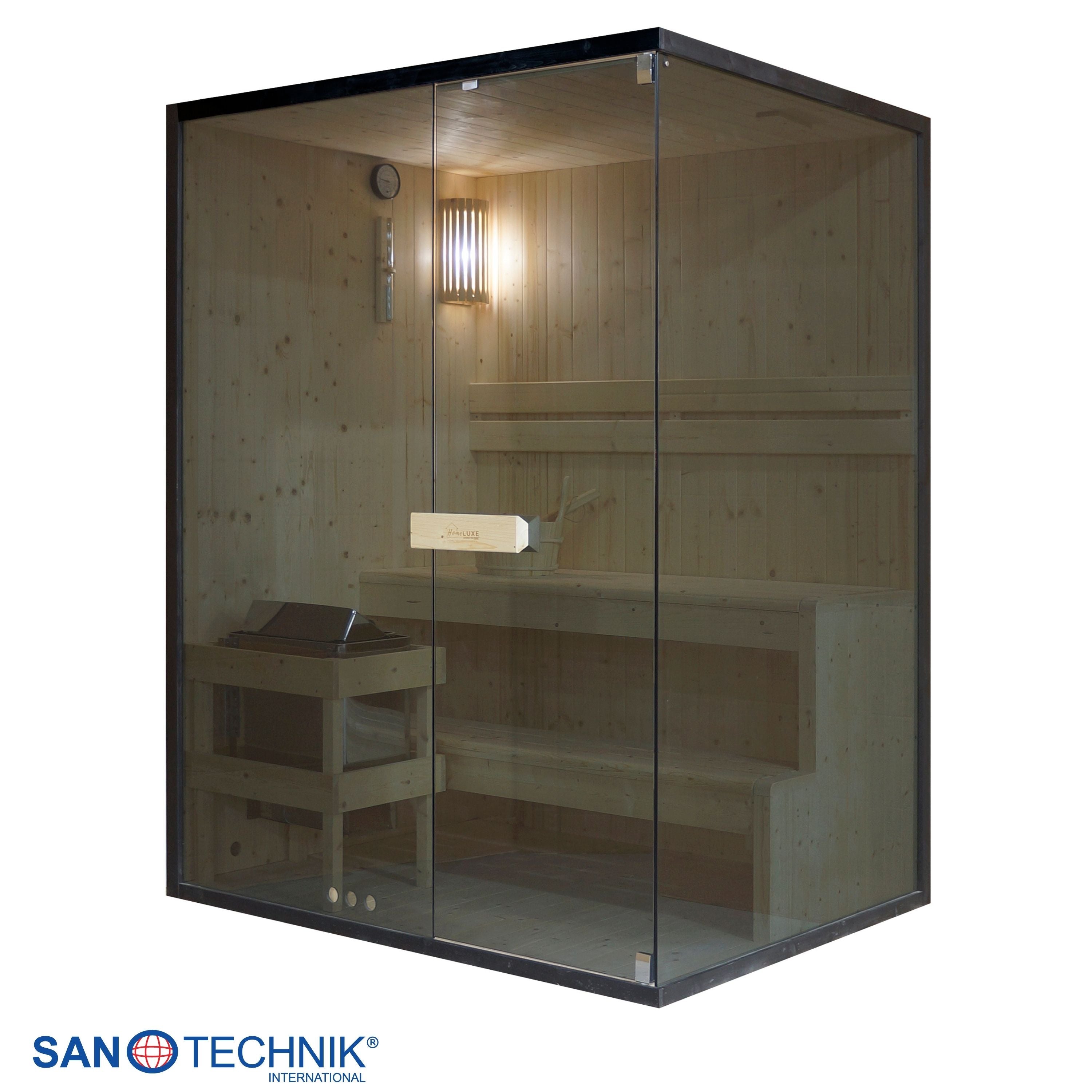 Sanotechnik - FALUN L Sauna für 2-3 Personen 150x120x200 cm