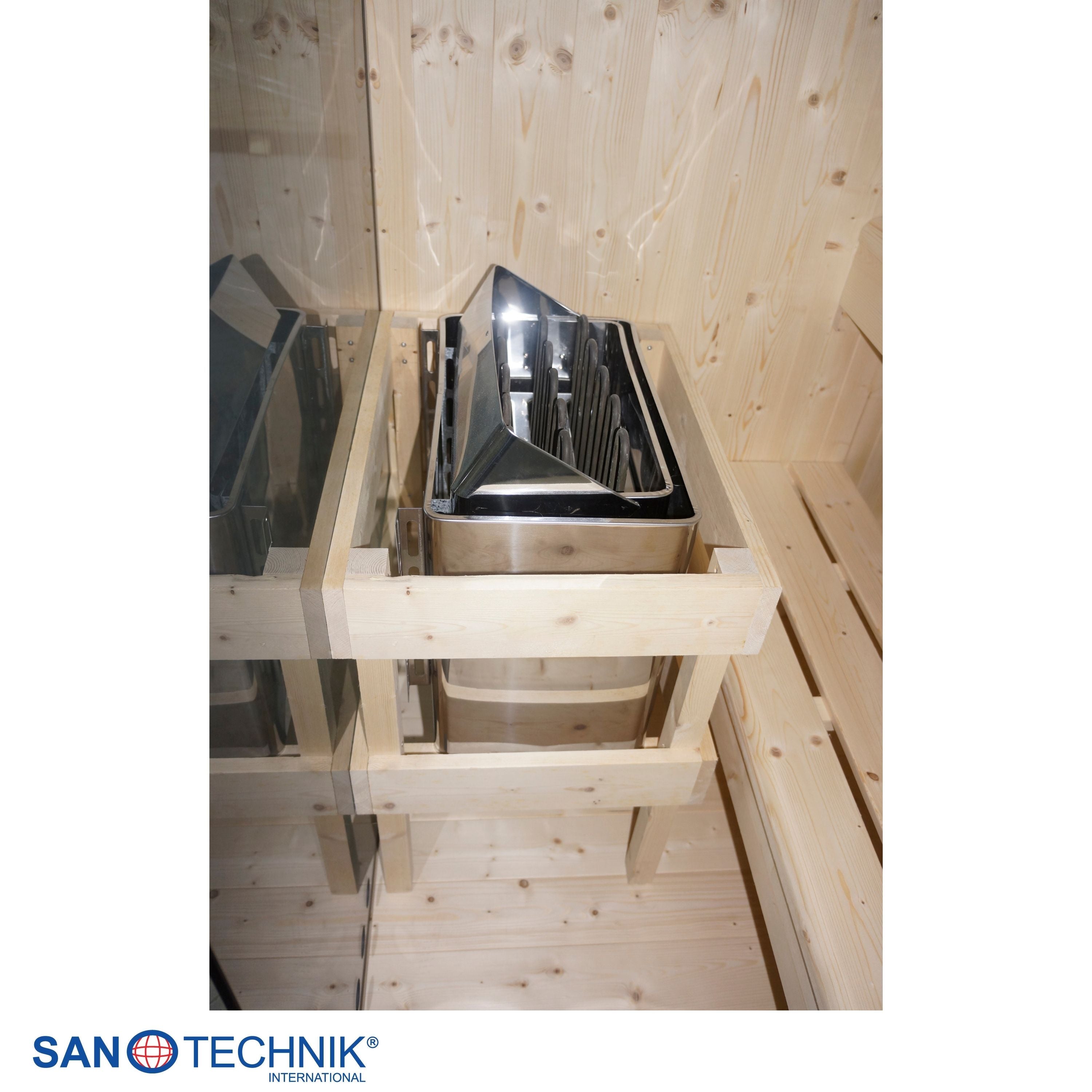 Sanotechnik - FALUN L Sauna für 2-3 Personen 150x120x200 cm