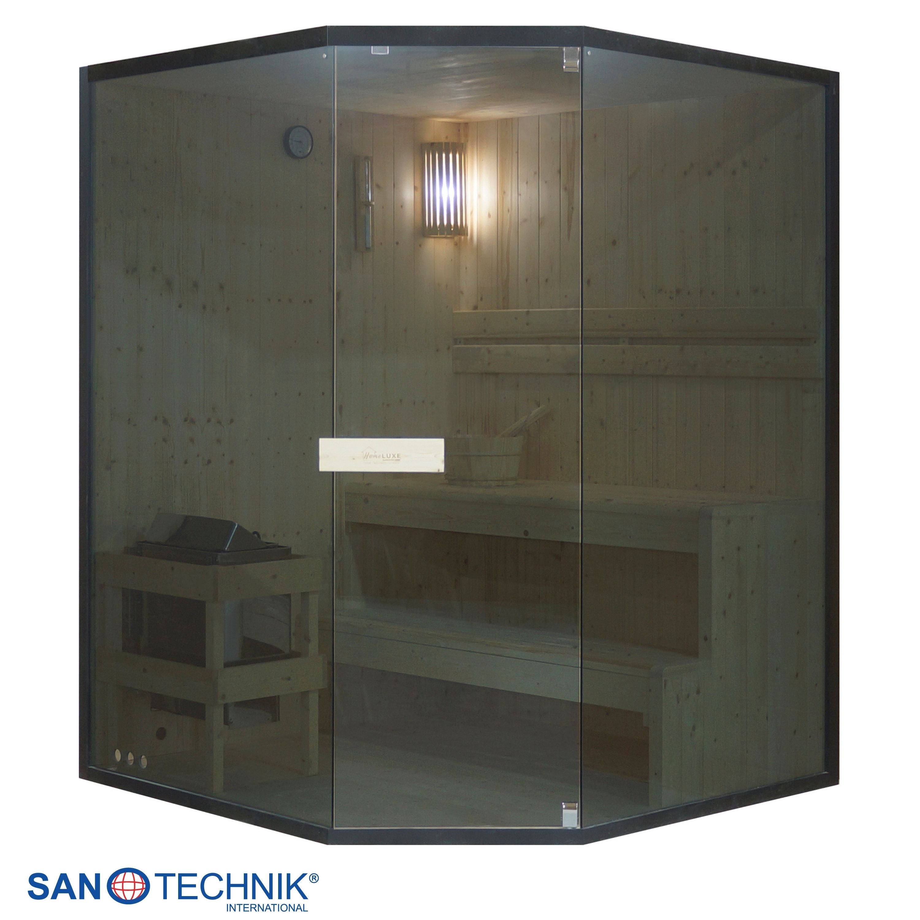 Sanotechnik - FALUN XL Sauna für 2-3 Personen 150x150x200 cm
