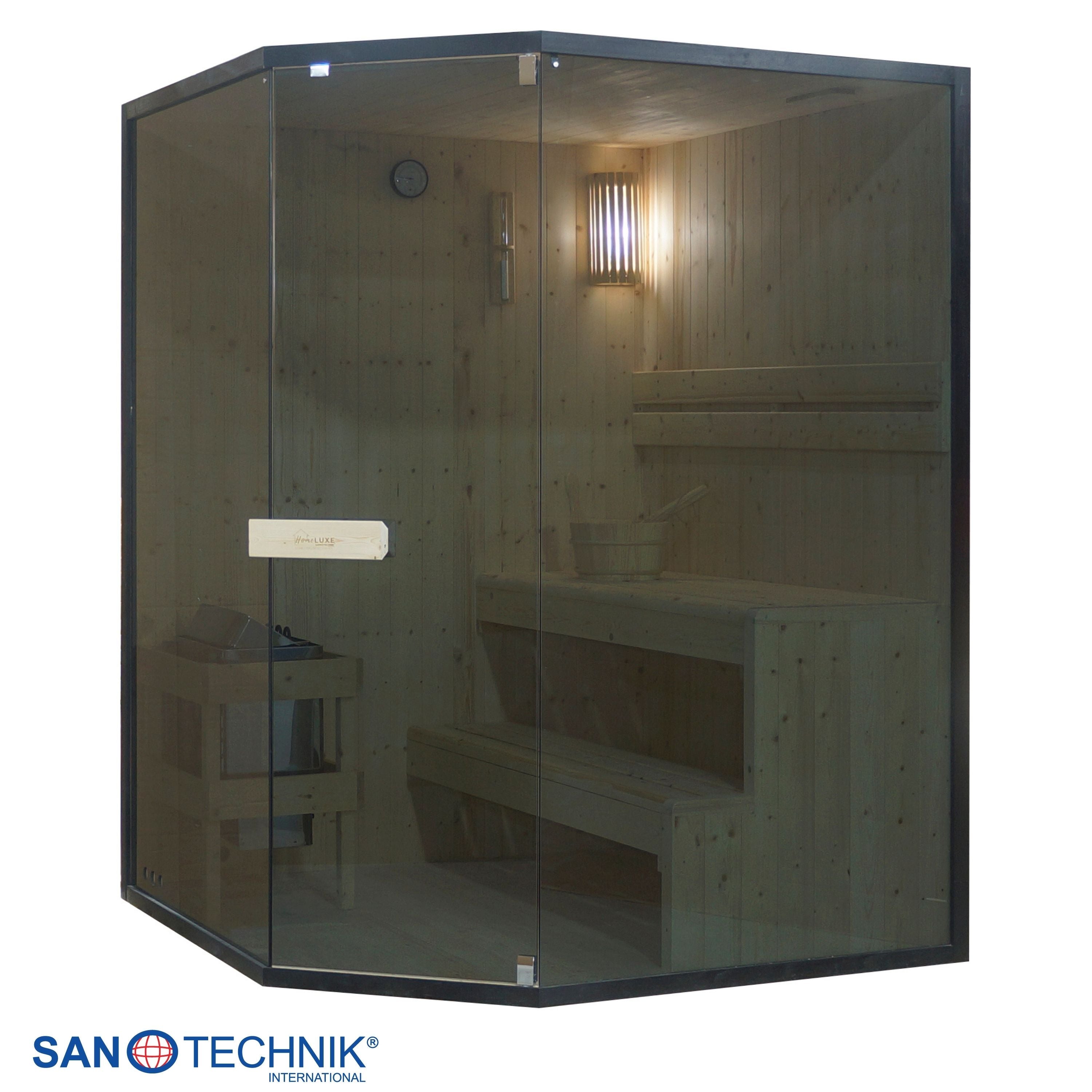 Sanotechnik - FALUN XL Sauna für 2-3 Personen 150x150x200 cm