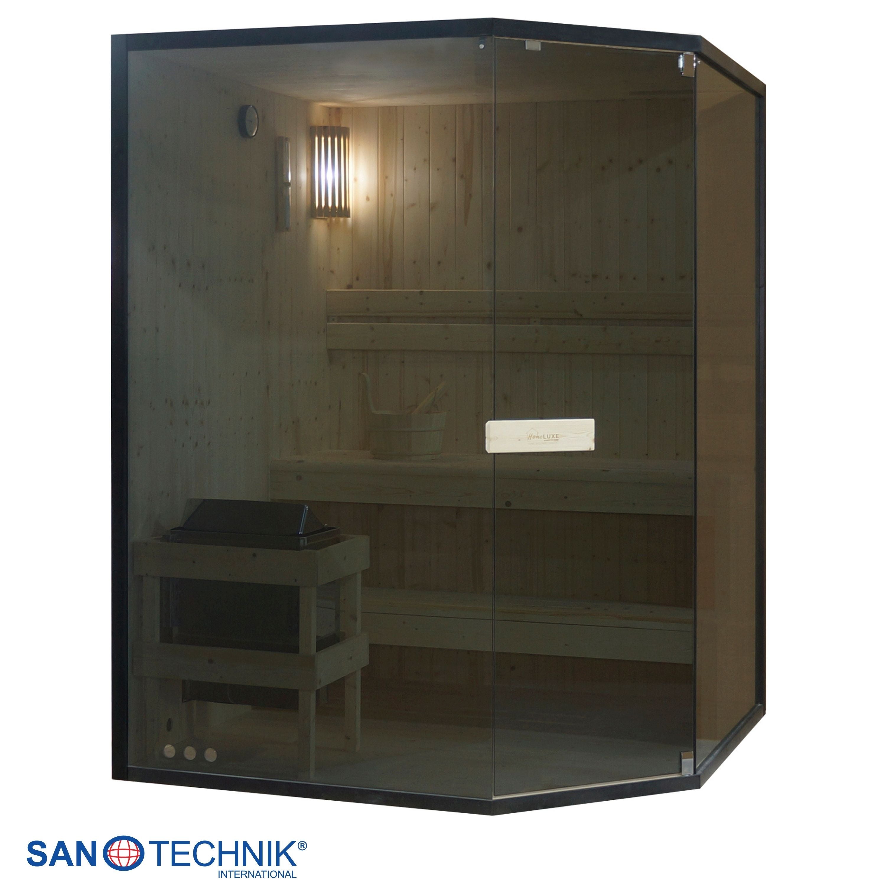Sanotechnik - FALUN XL Sauna für 2-3 Personen 150x150x200 cm