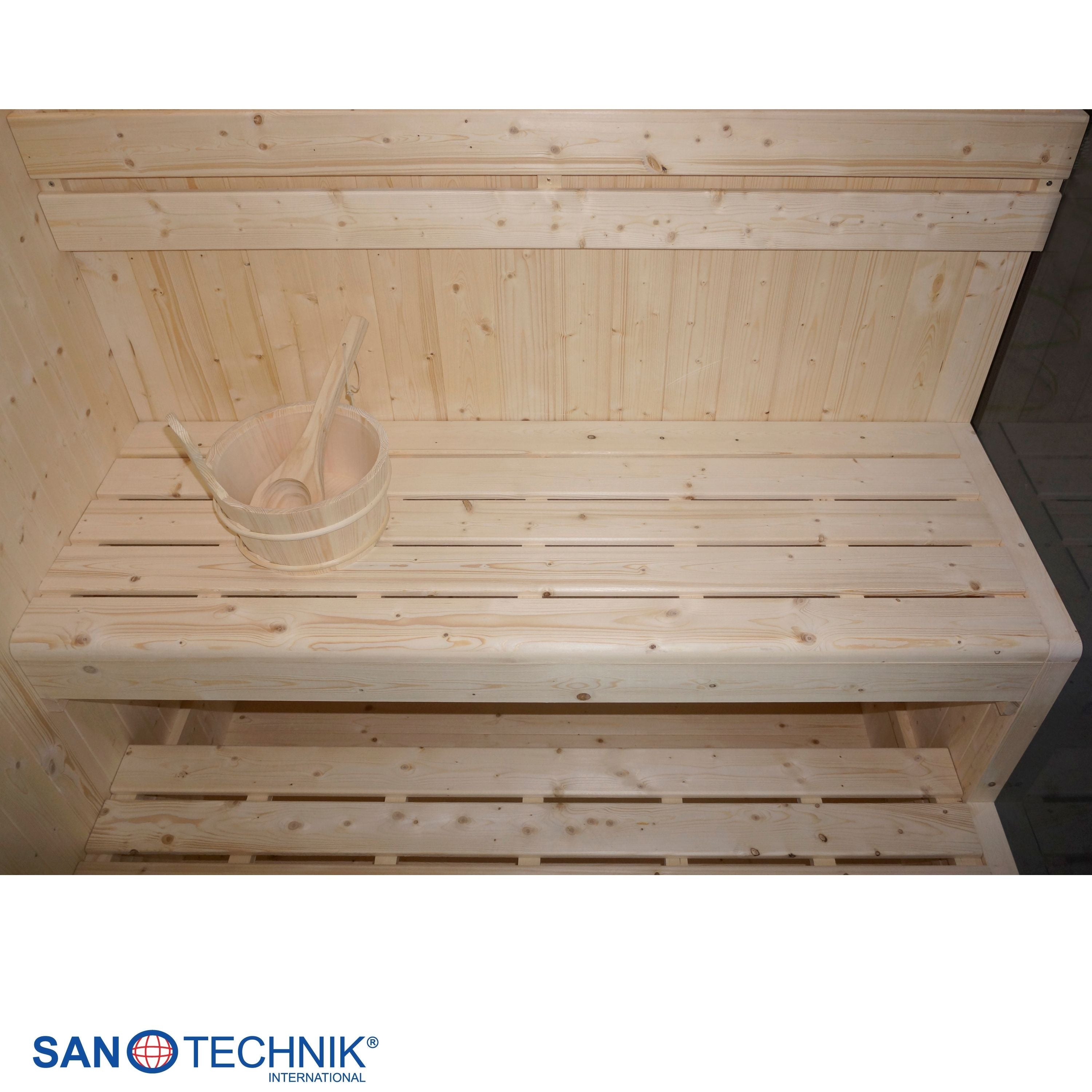 Sanotechnik - FALUN XL Sauna für 2-3 Personen 150x150x200 cm