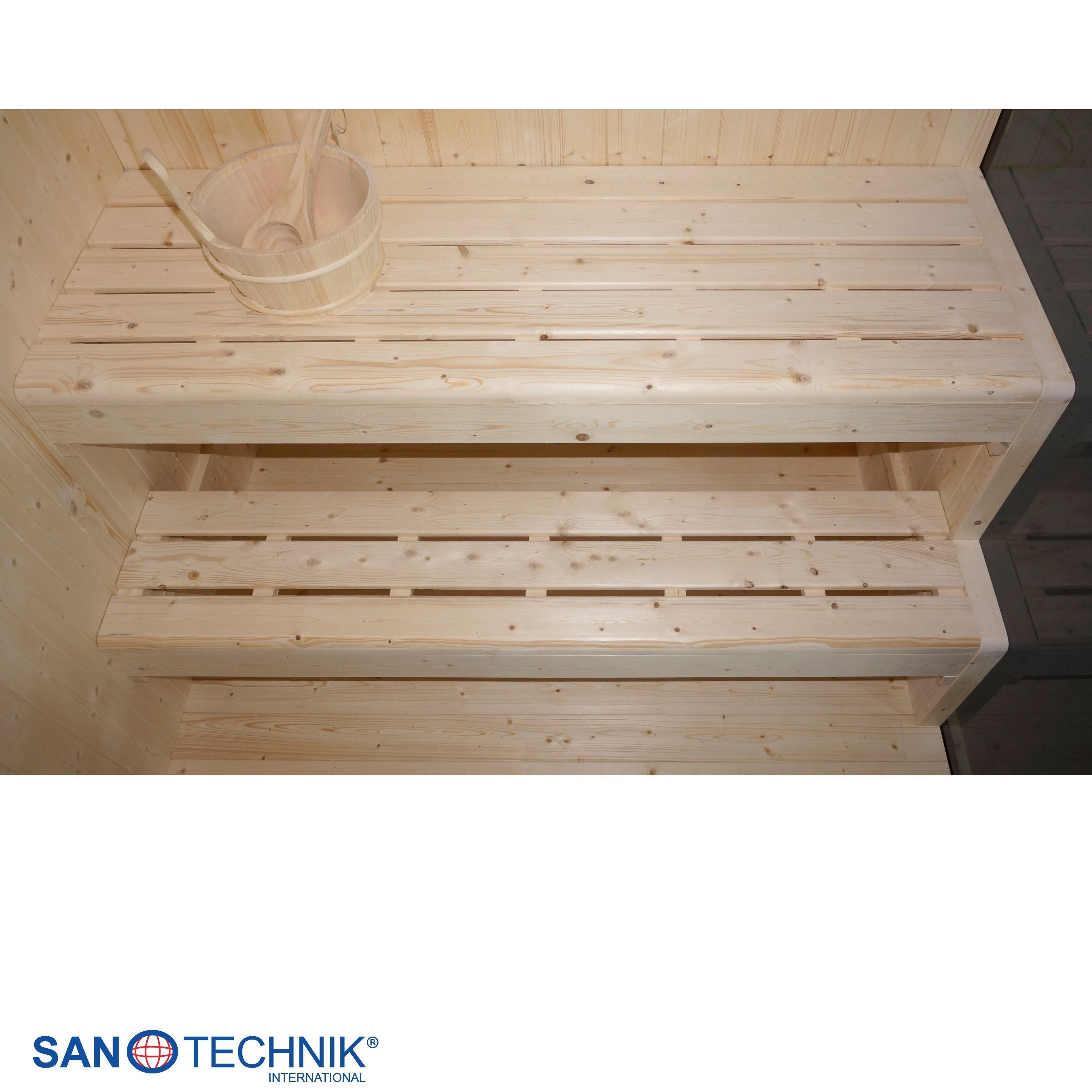 Sanotechnik - FALUN XL Sauna für 2-3 Personen 150x150x200 cm