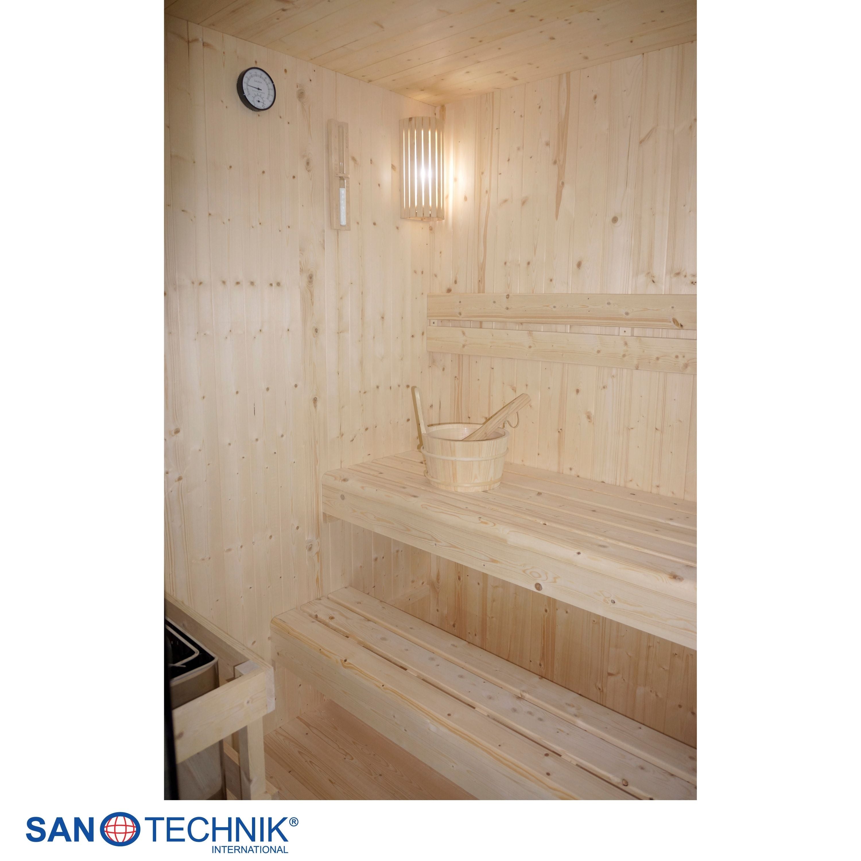 Sanotechnik - FALUN XL Sauna für 2-3 Personen 150x150x200 cm