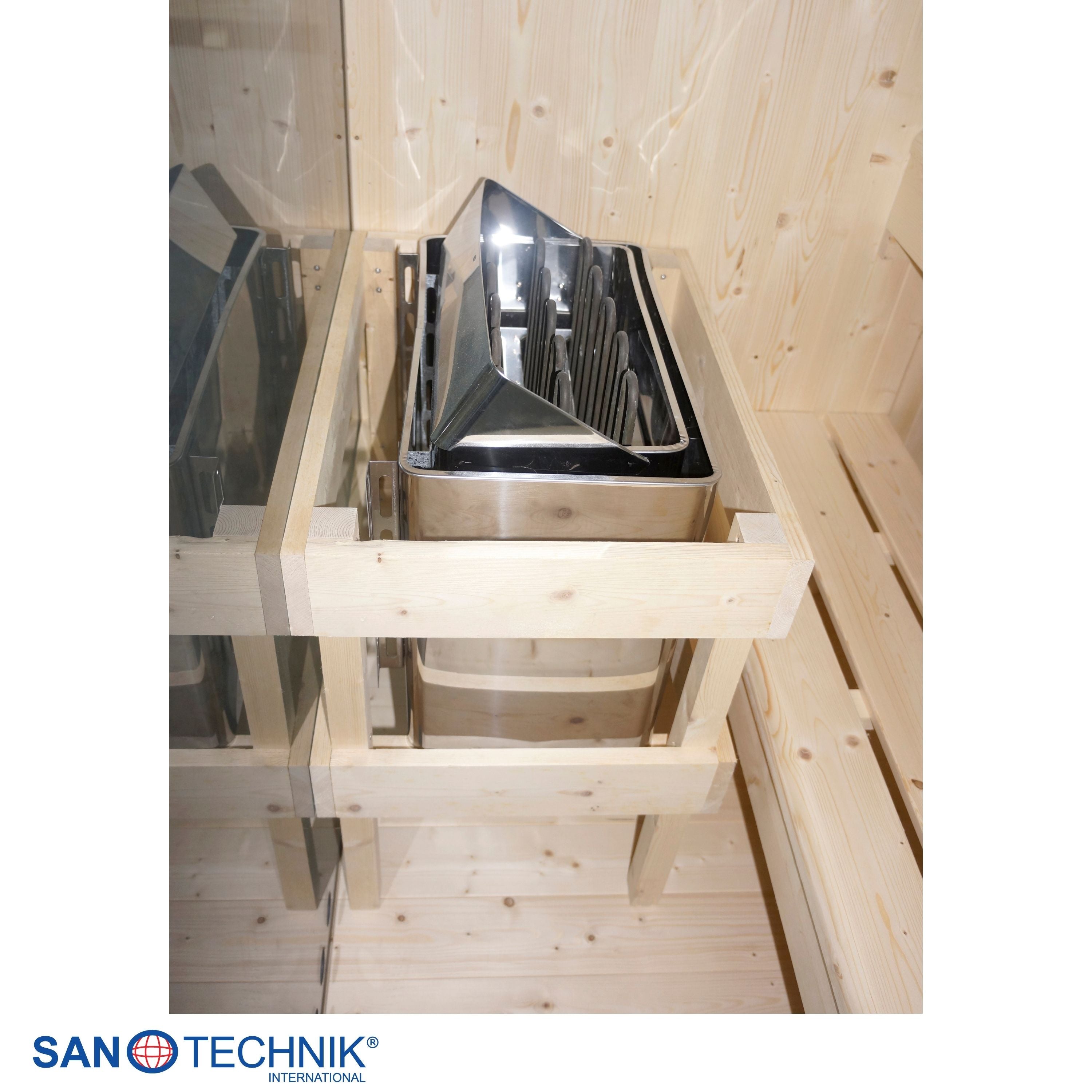Sanotechnik - FALUN XL Sauna für 2-3 Personen 150x150x200 cm