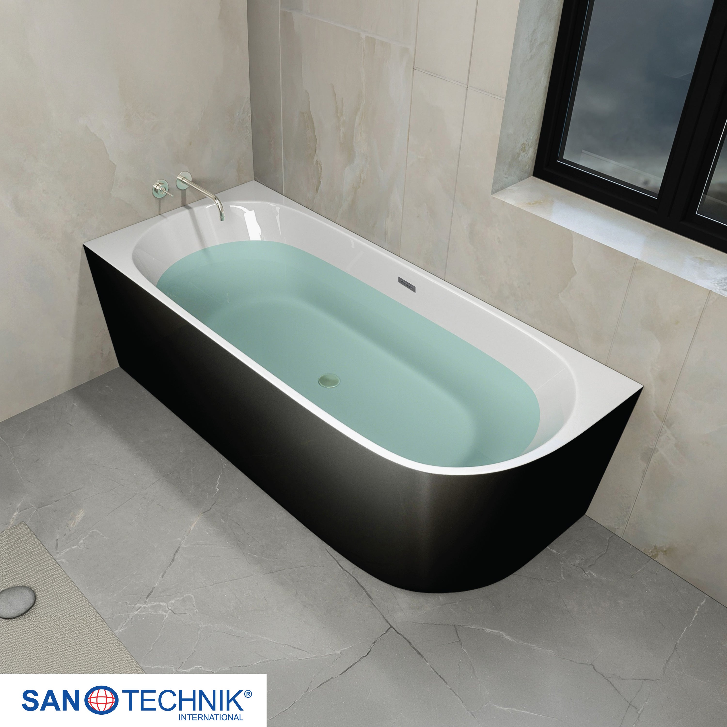 Sanotechnik - Wand-BW JAMAICA links 170x75x58cm