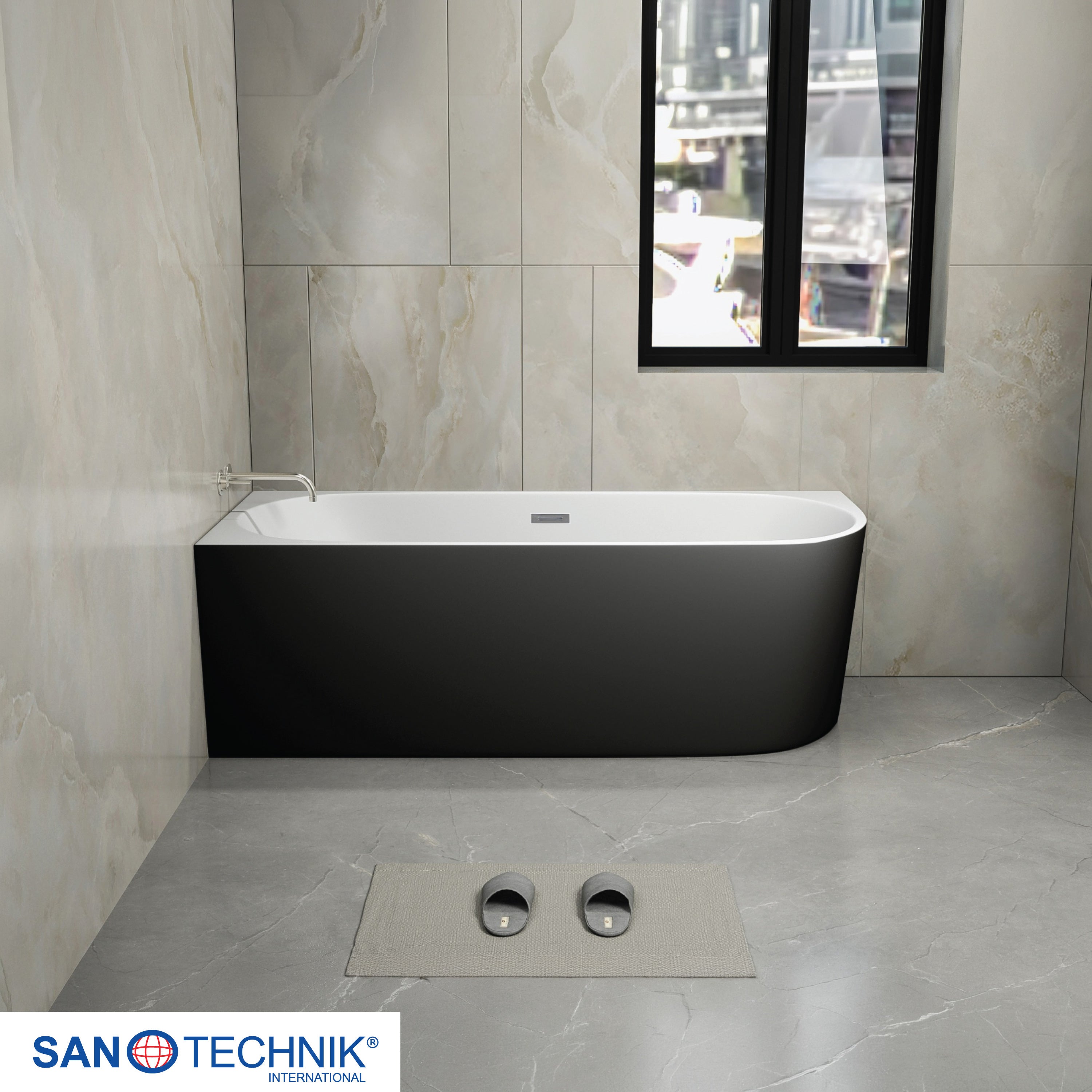 Sanotechnik - Wand-BW JAMAICA links 170x75x58cm