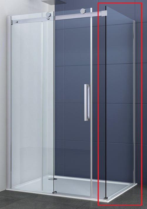 Sanotechnik - Fixglas 80cm chrom 78-80x195cm