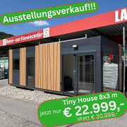 TINY HOUSE 8x3 m ZUM SENSATIONSPREIS: € 22.999 ,- statt € 30.999,00