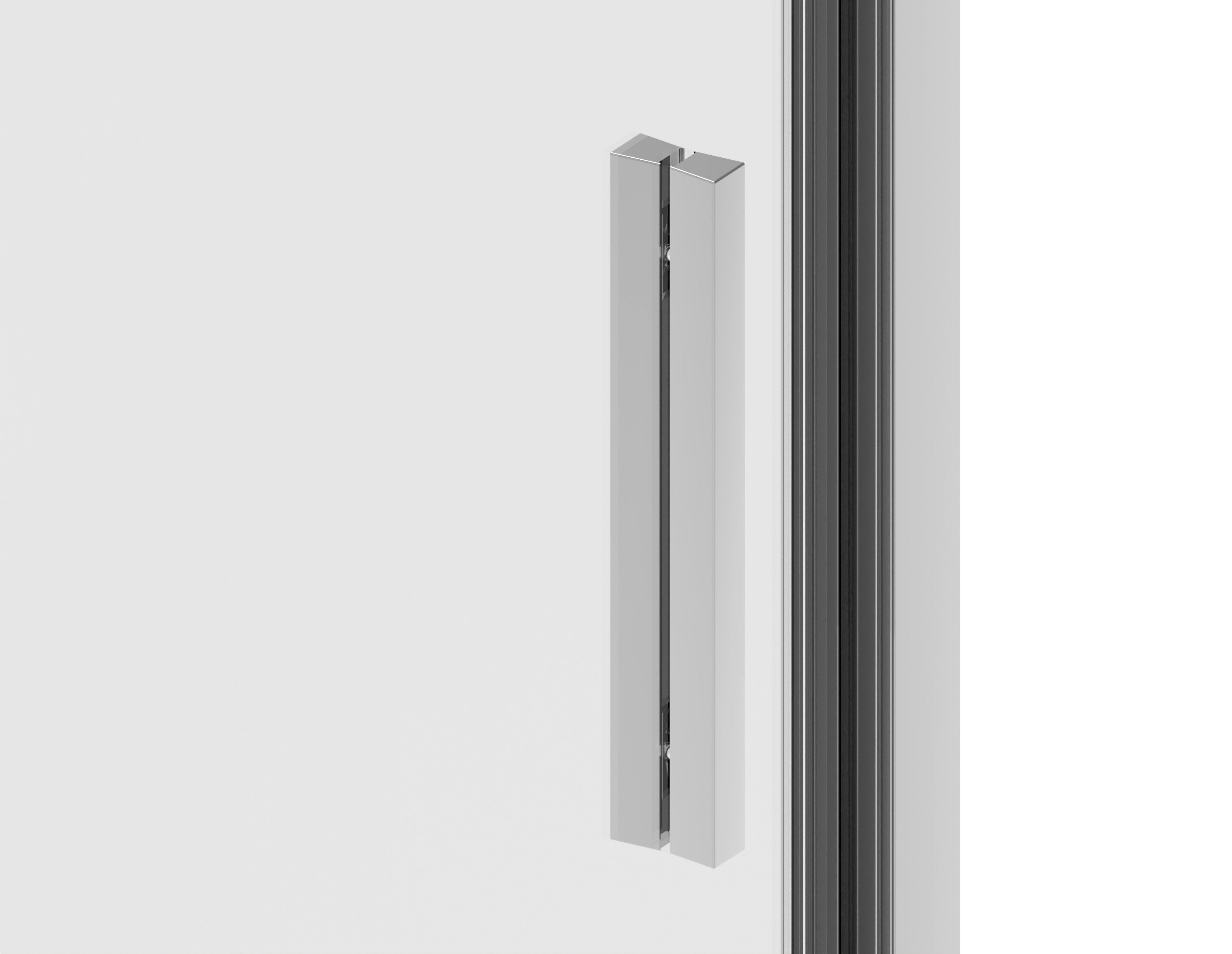 Sanotechnik - Falttür chrome 88-92x200cm 6mm Easy-Clean