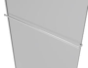 Sanotechnik - Handtuchhalter f. WALK IN Aluminium 120 cm chrome