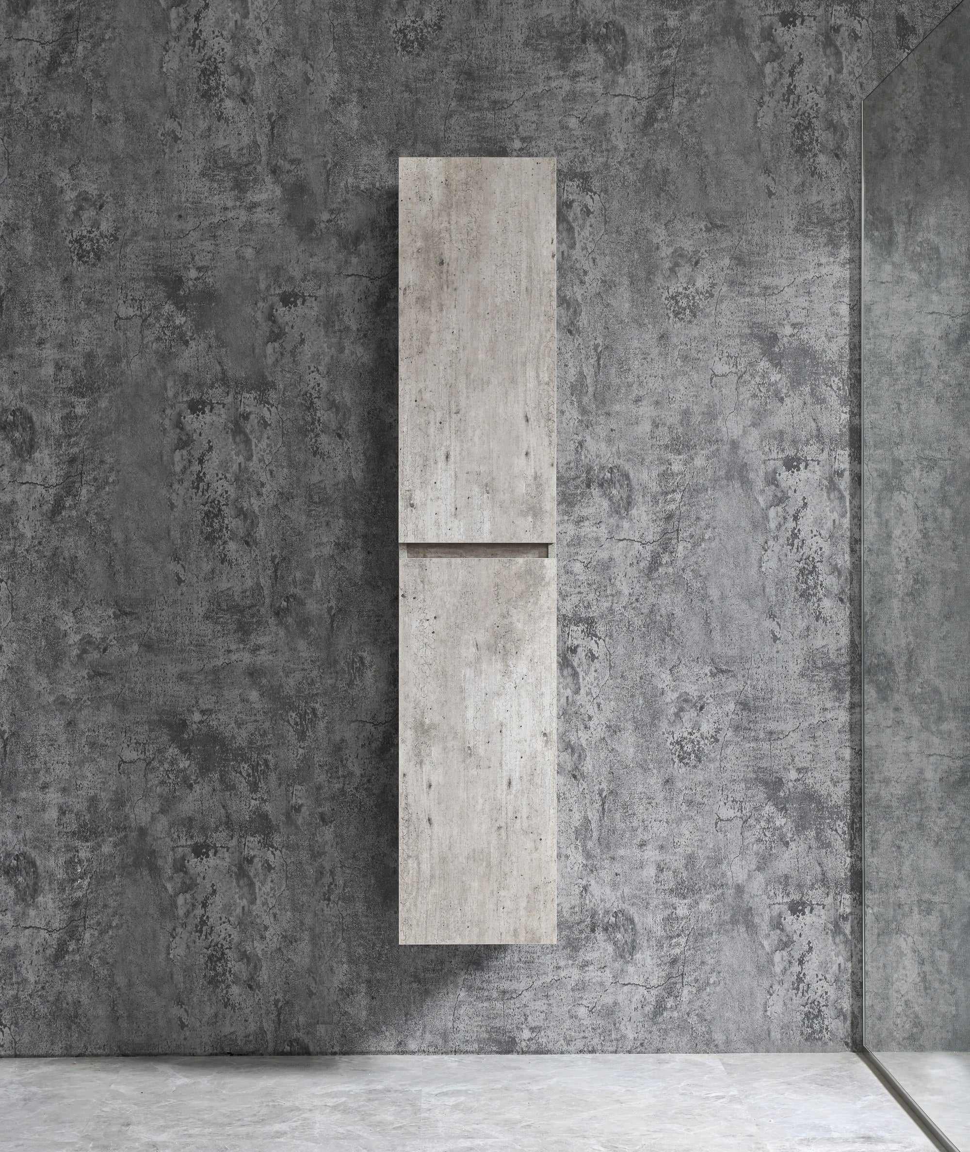 Sanotechnik - Corbo Hochschrank 150x30x30cm grau