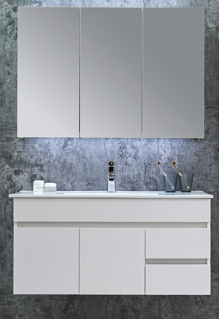 Sanotechnik - Badezimmerset Belluno weiss