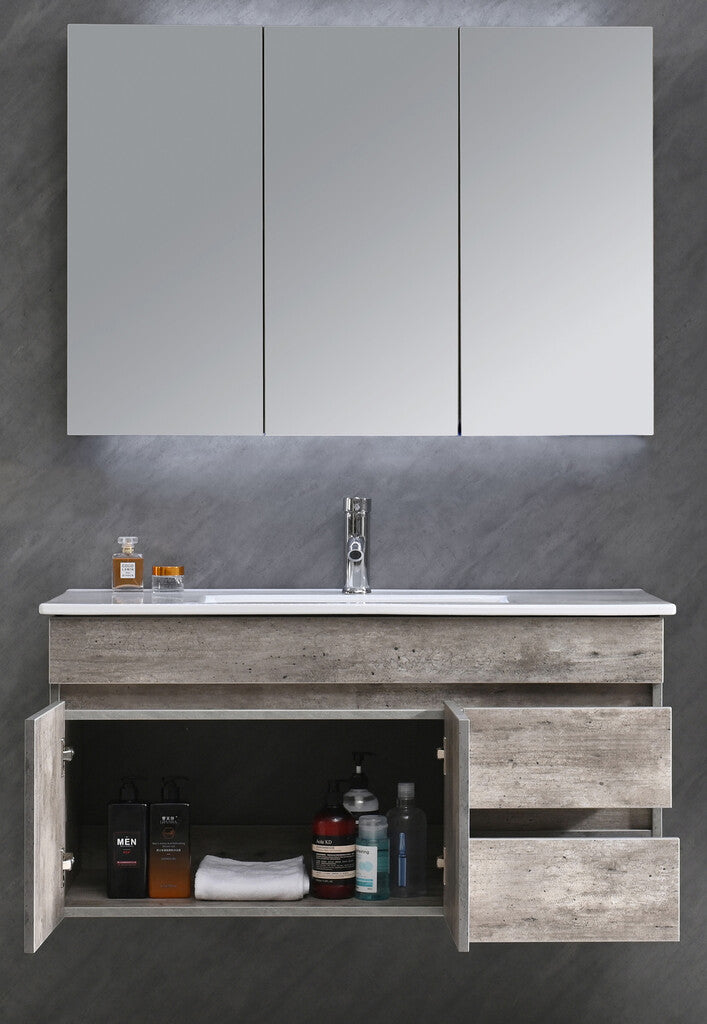 Sanotechnik - Badezimmerset Belluno grau