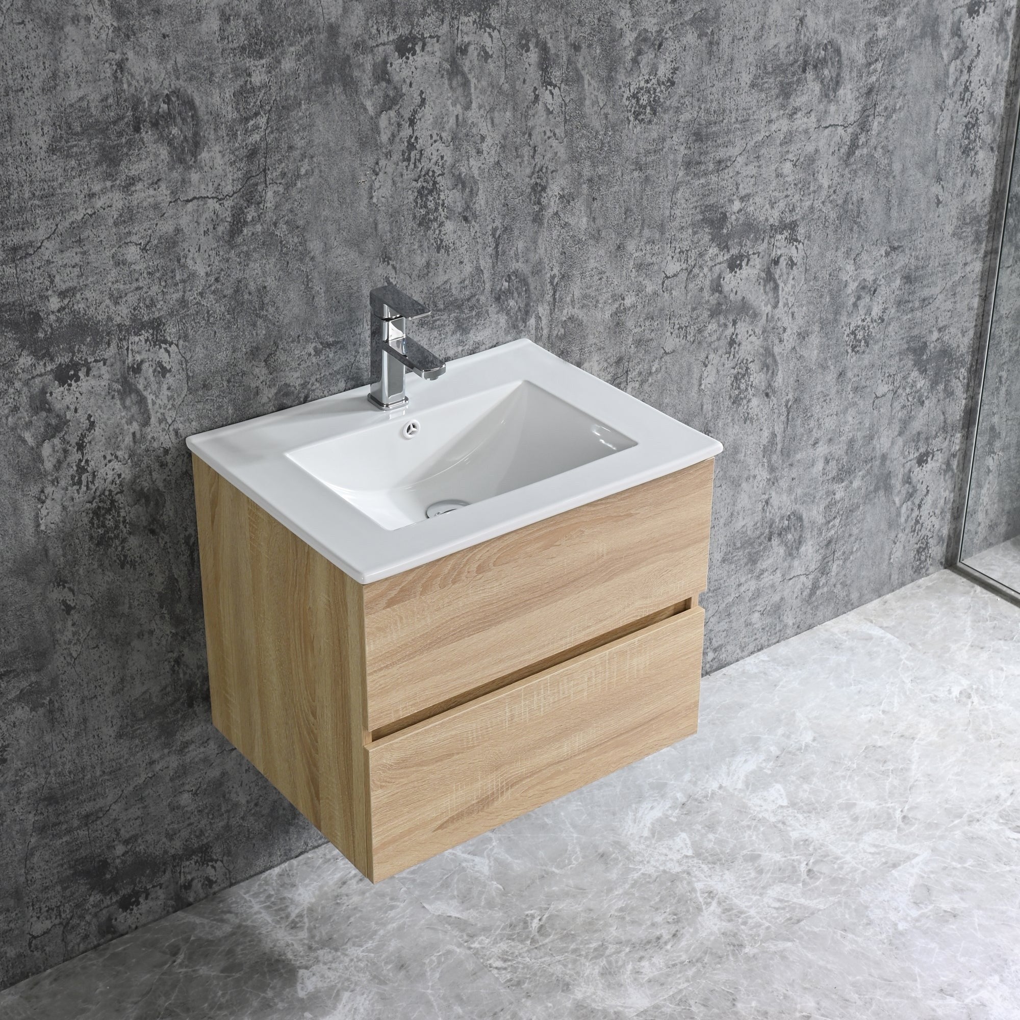 Sanotechnik - Corbo 60cm braun Unterschrank + WT
