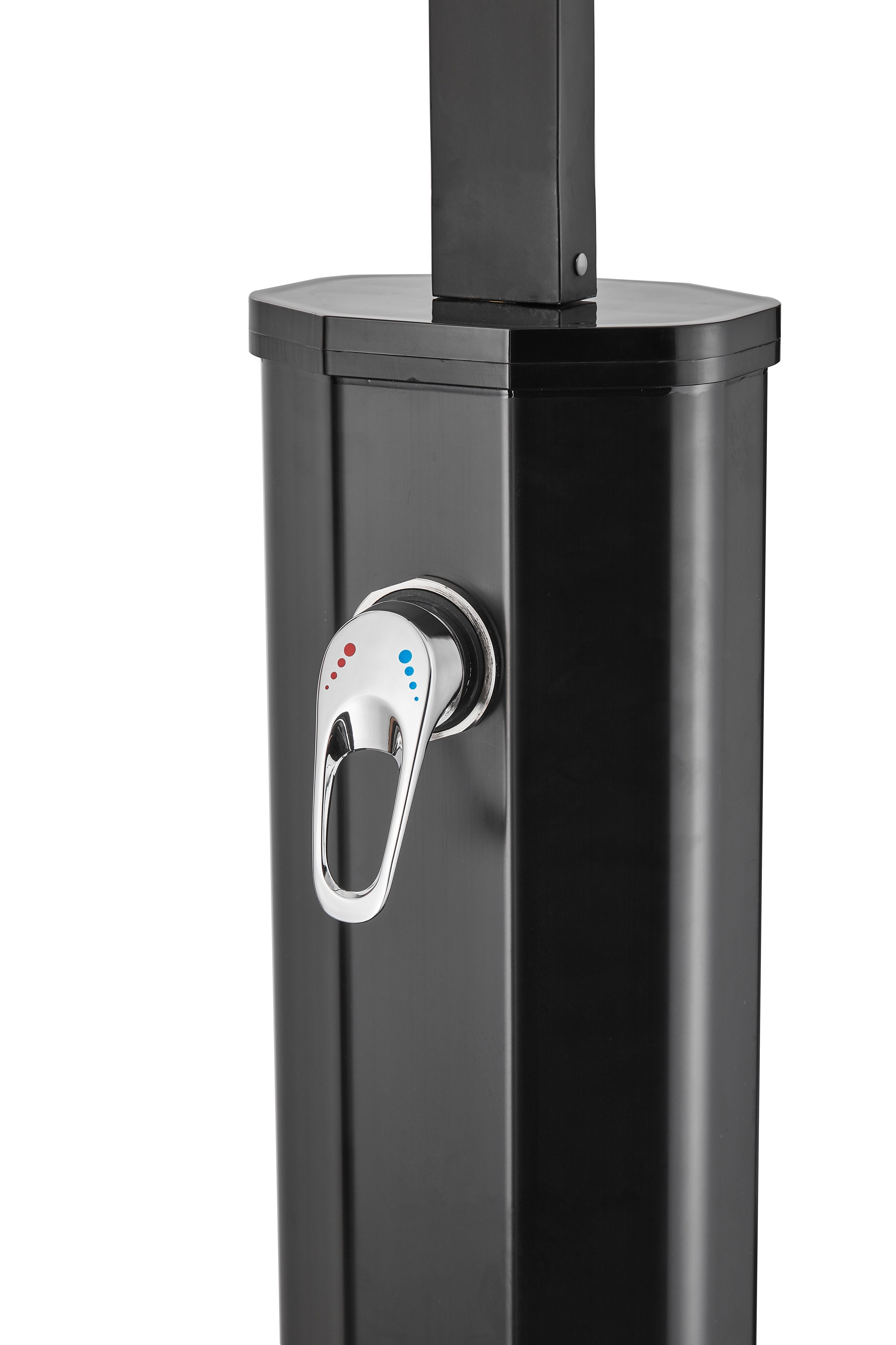 Sanotechnik - 2 fache Solardusche schwarz 40L