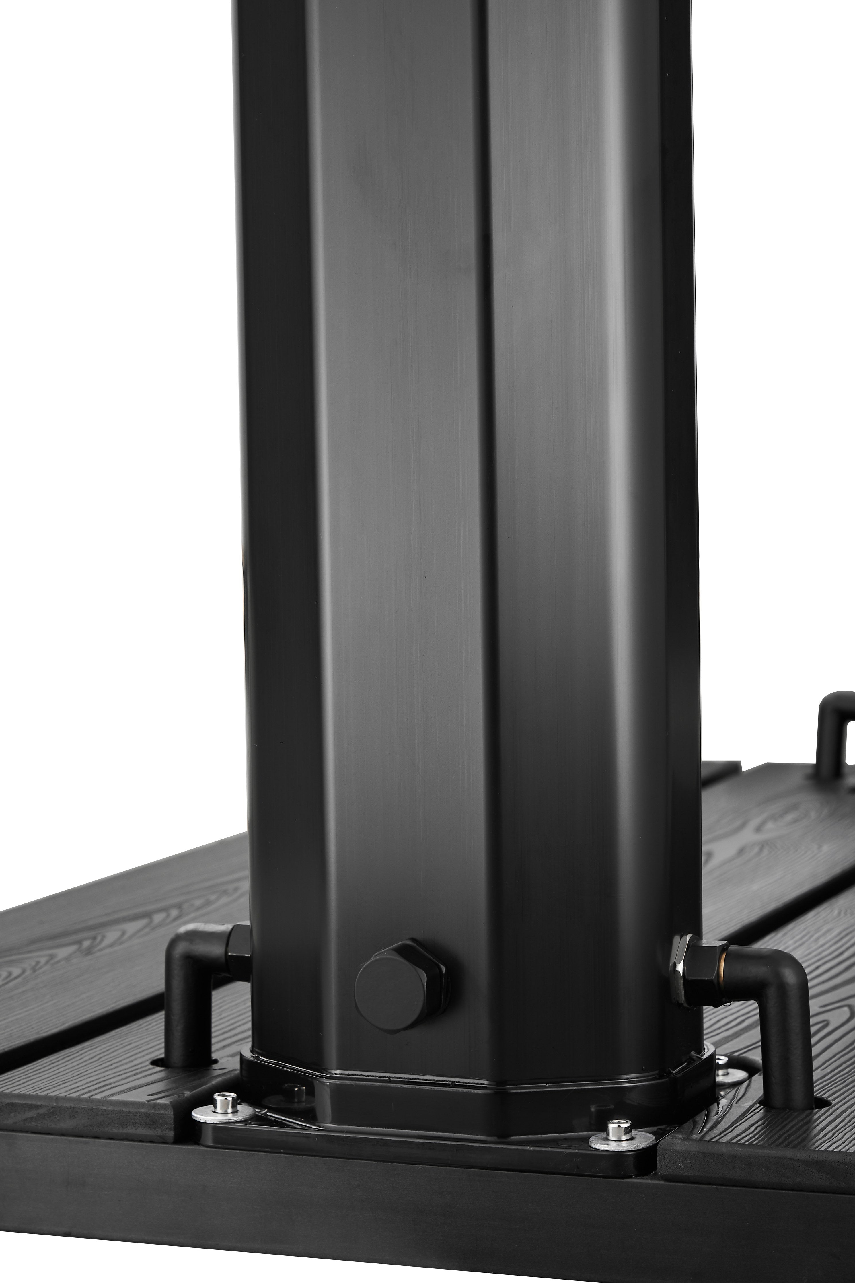 Sanotechnik - 2 fache Solardusche schwarz 40L