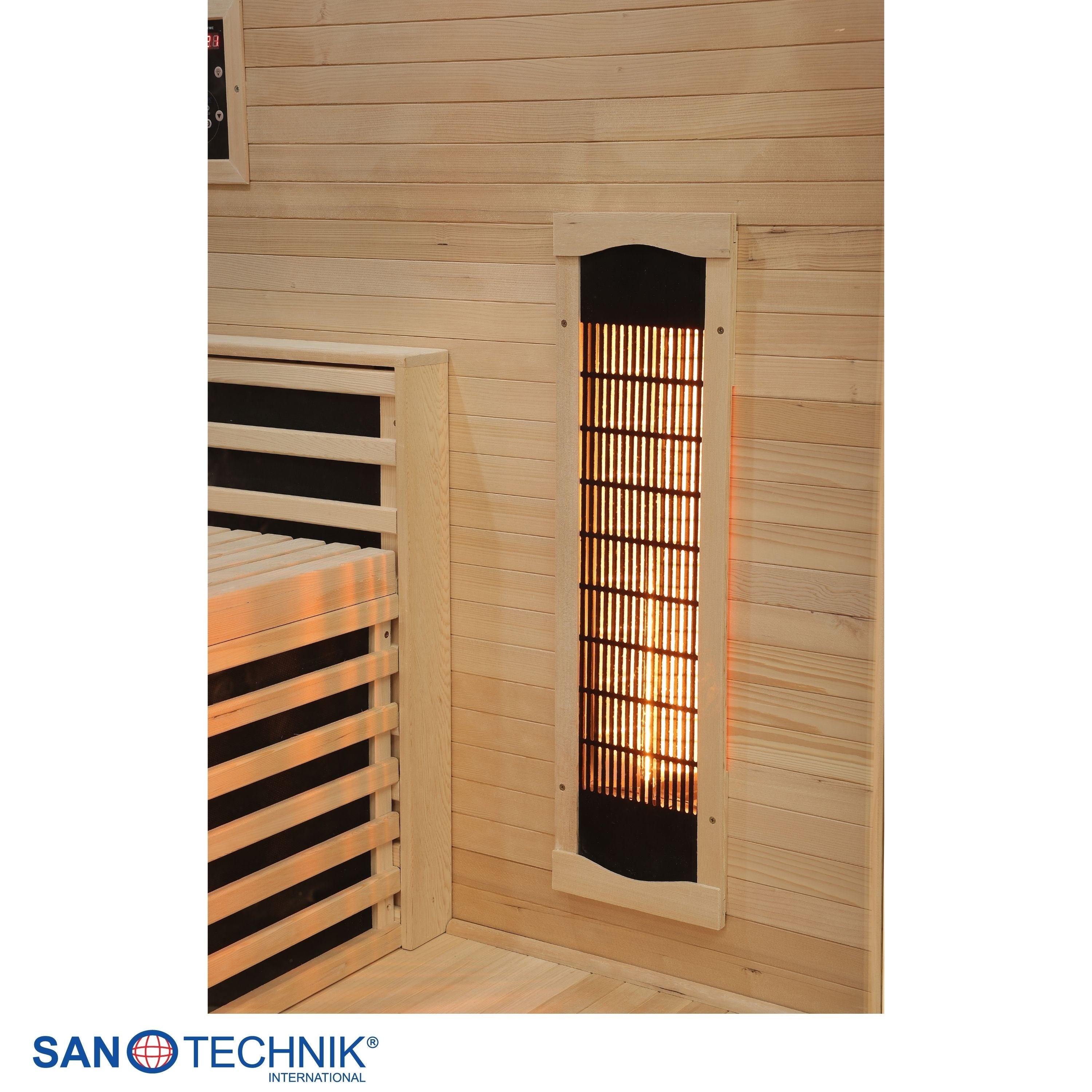 Sanotechnik - CARBON 3 Infrarotkabine für 2 Personen 150x150x195 cm