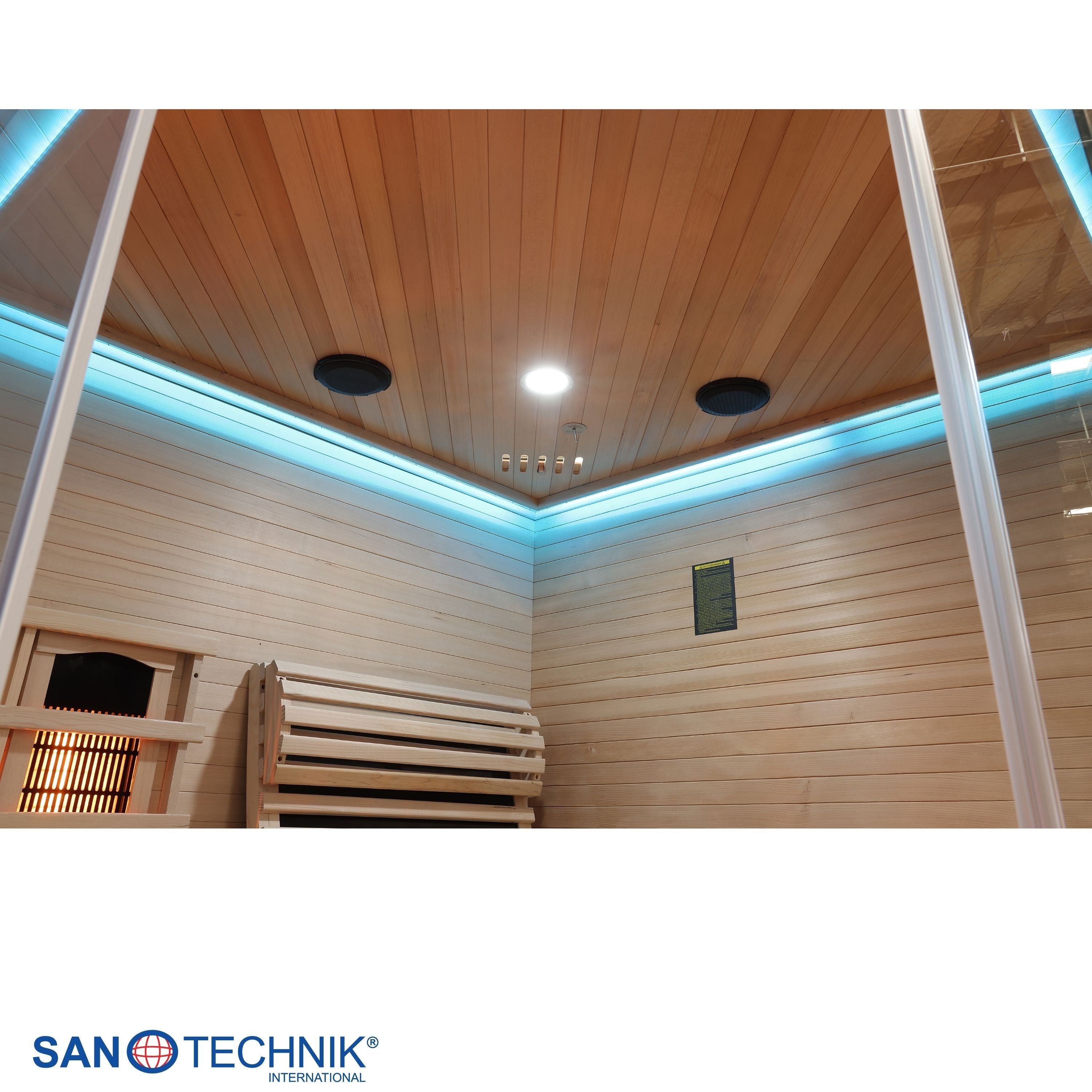 Sanotechnik - CARBON 3 Infrarotkabine für 2 Personen 150x150x195 cm