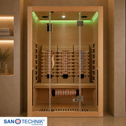 Sanotechnik - OPEN Infrarotkabine für 3 Personen 150x120x200 cm