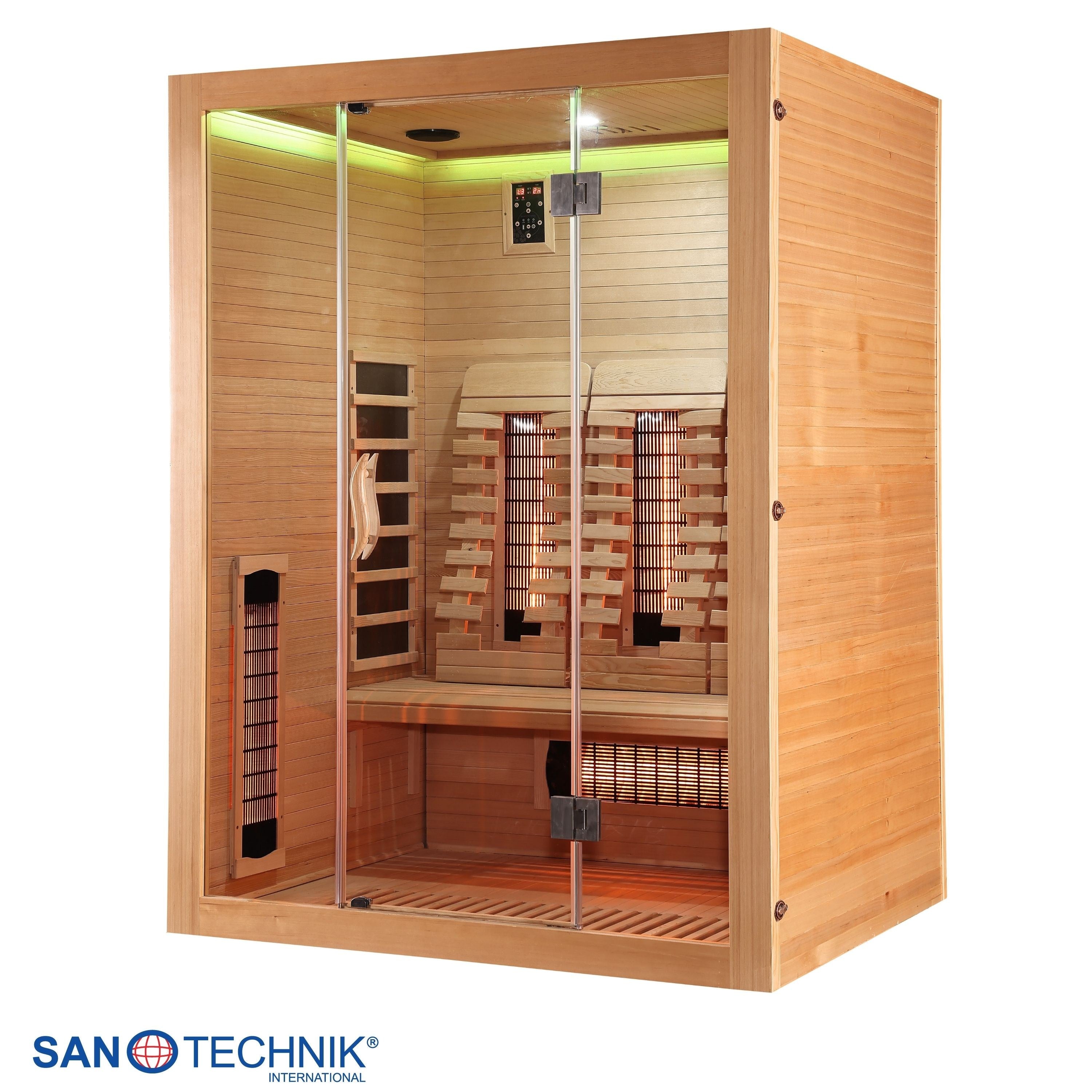 Sanotechnik - OPEN Infrarotkabine für 3 Personen 150x120x200 cm