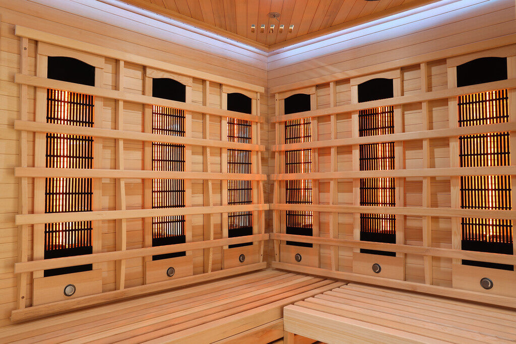 Sanotechnik - DELUXE Infrarotkabine für 3-4 Personen 150x150x200 cm