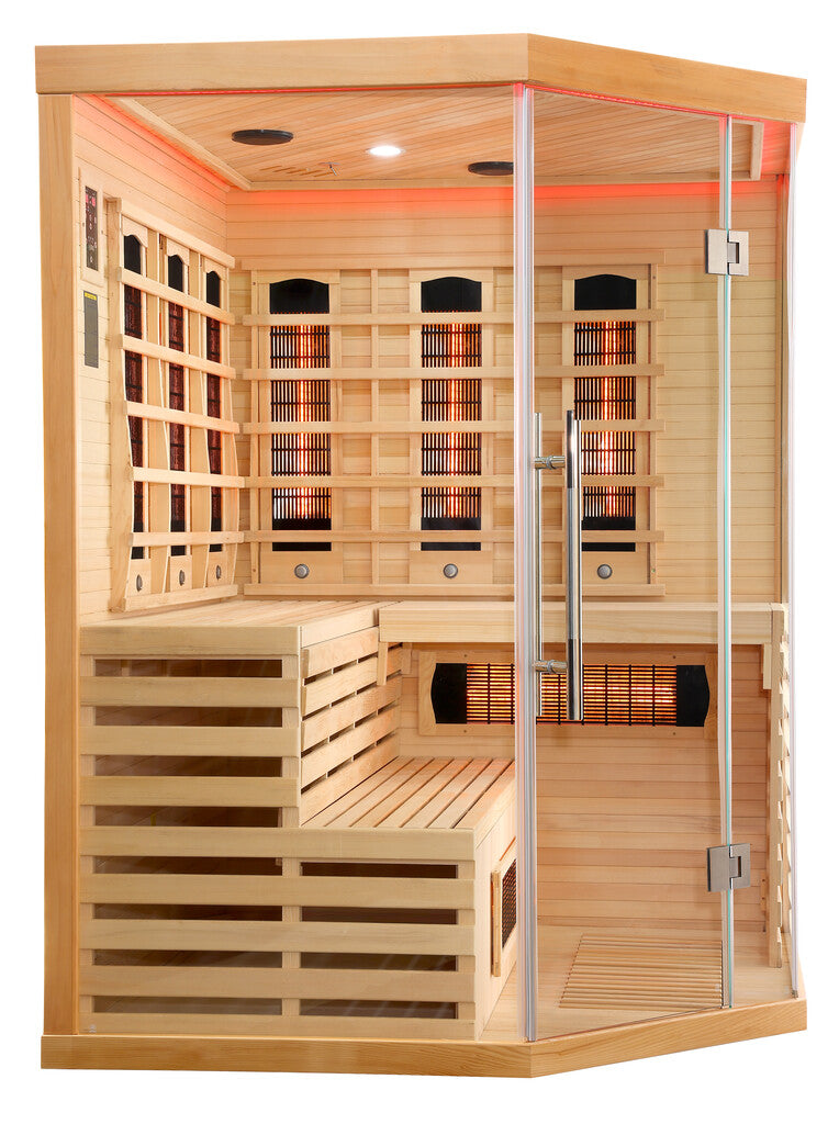 Sanotechnik - DELUXE Infrarotkabine für 3-4 Personen 150x150x200 cm