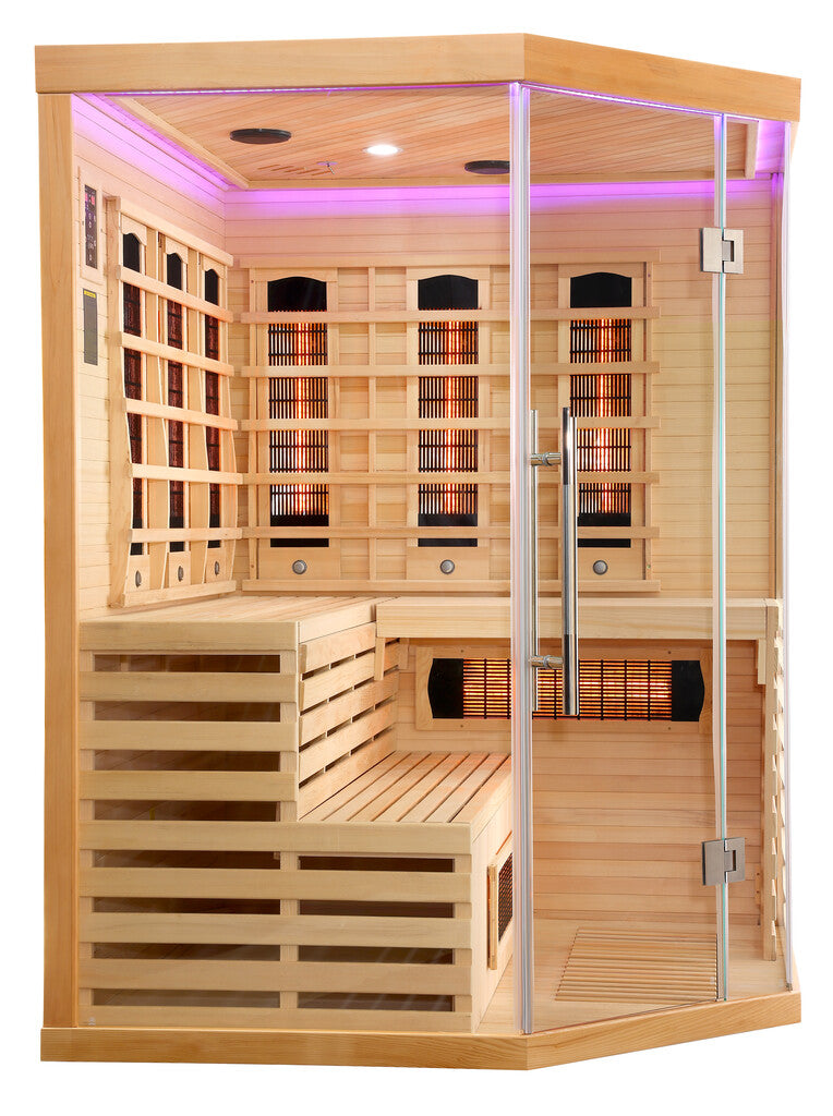 Sanotechnik - DELUXE Infrarotkabine für 3-4 Personen 150x150x200 cm