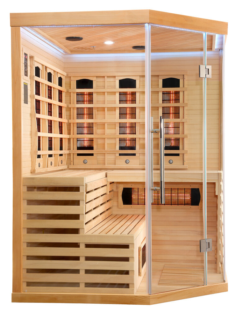 Sanotechnik - DELUXE Infrarotkabine für 3-4 Personen 150x150x200 cm