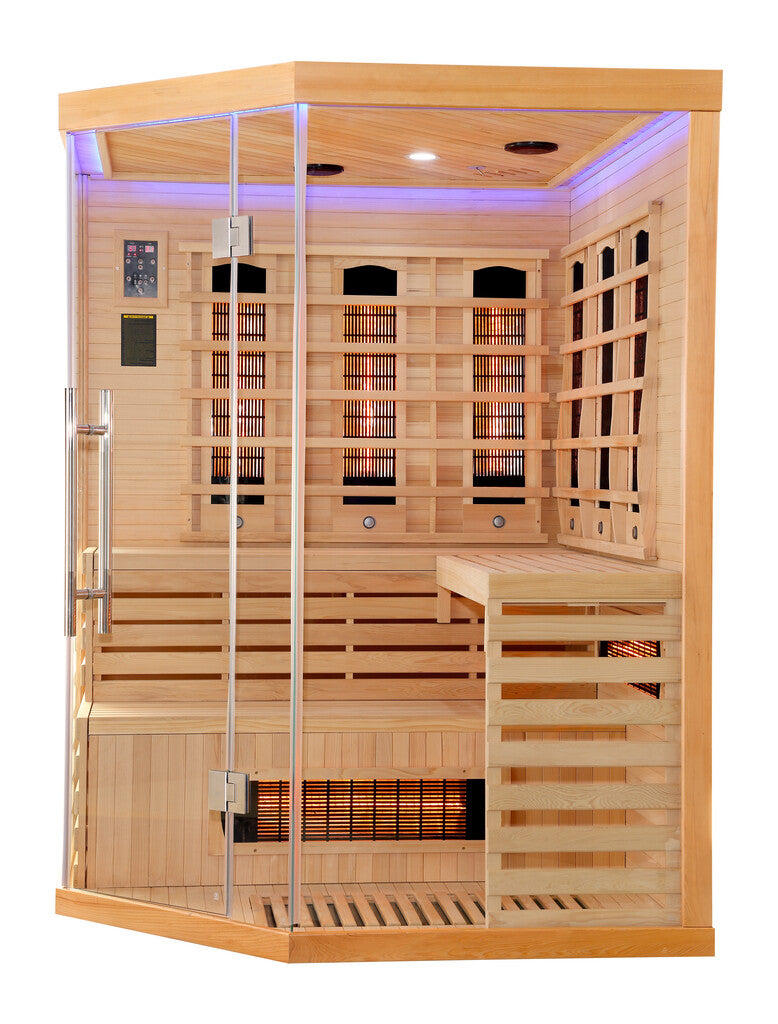 Sanotechnik - DELUXE Infrarotkabine für 3-4 Personen 150x150x200 cm