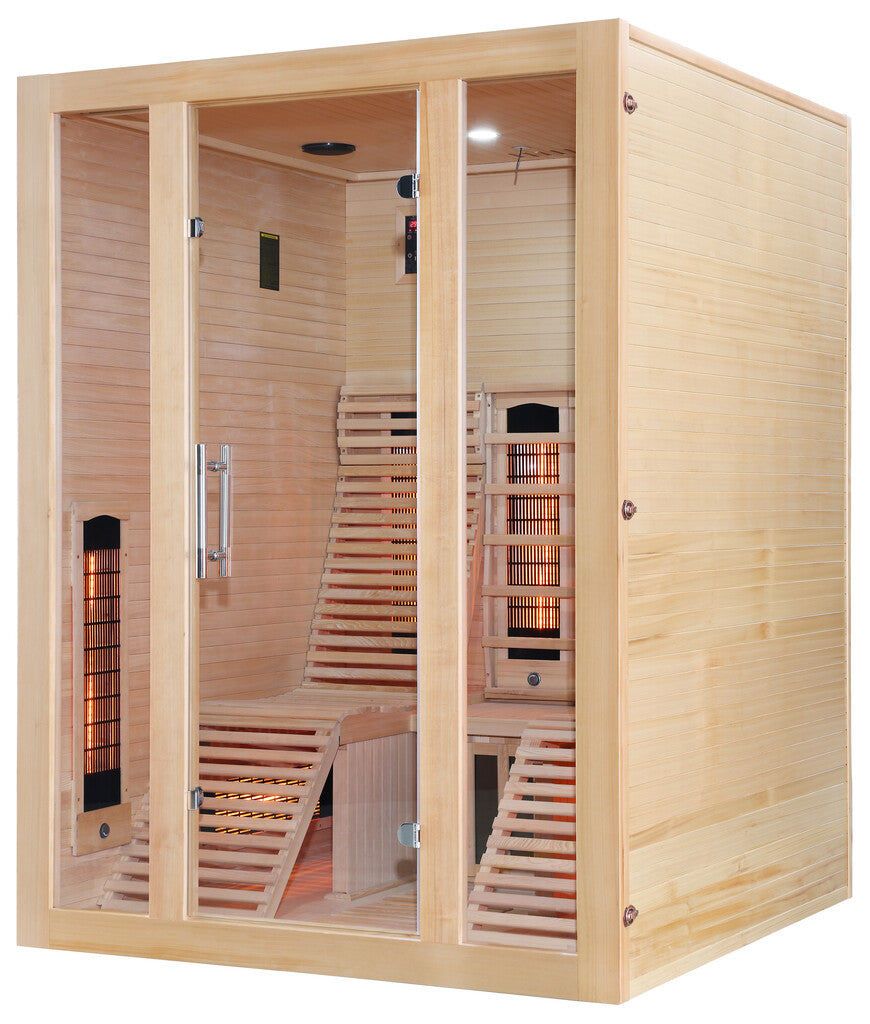 Sanotechnik - OSLO Infrarotkabine für 2 Personen 150x150x200 cm