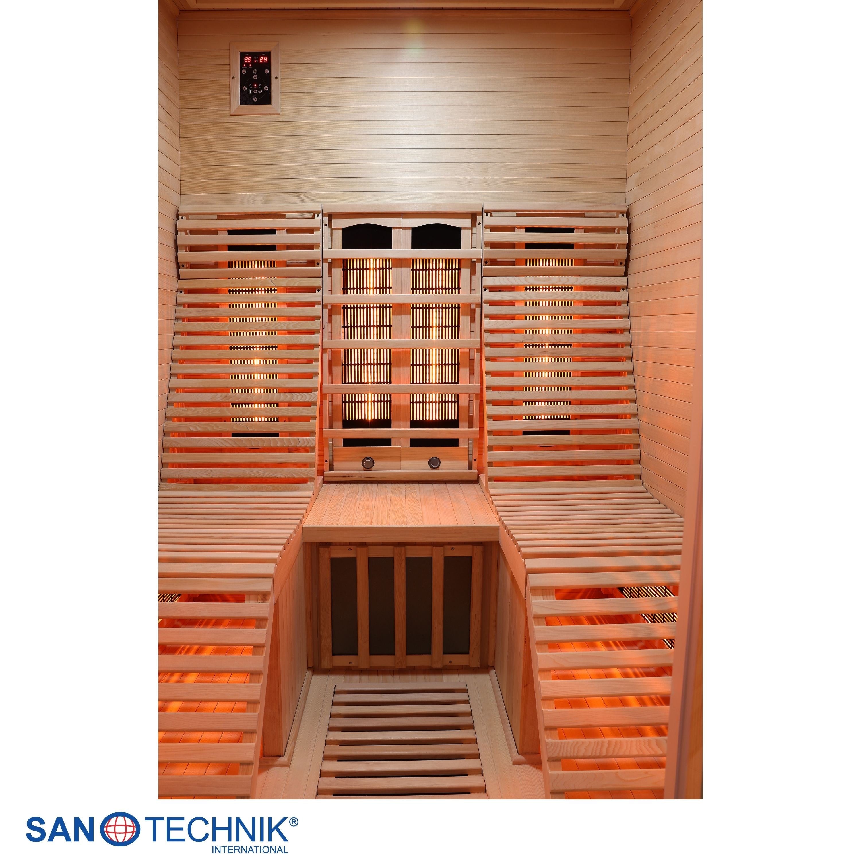 Sanotechnik - OSLO Infrarotkabine für 2 Personen 150x150x200 cm