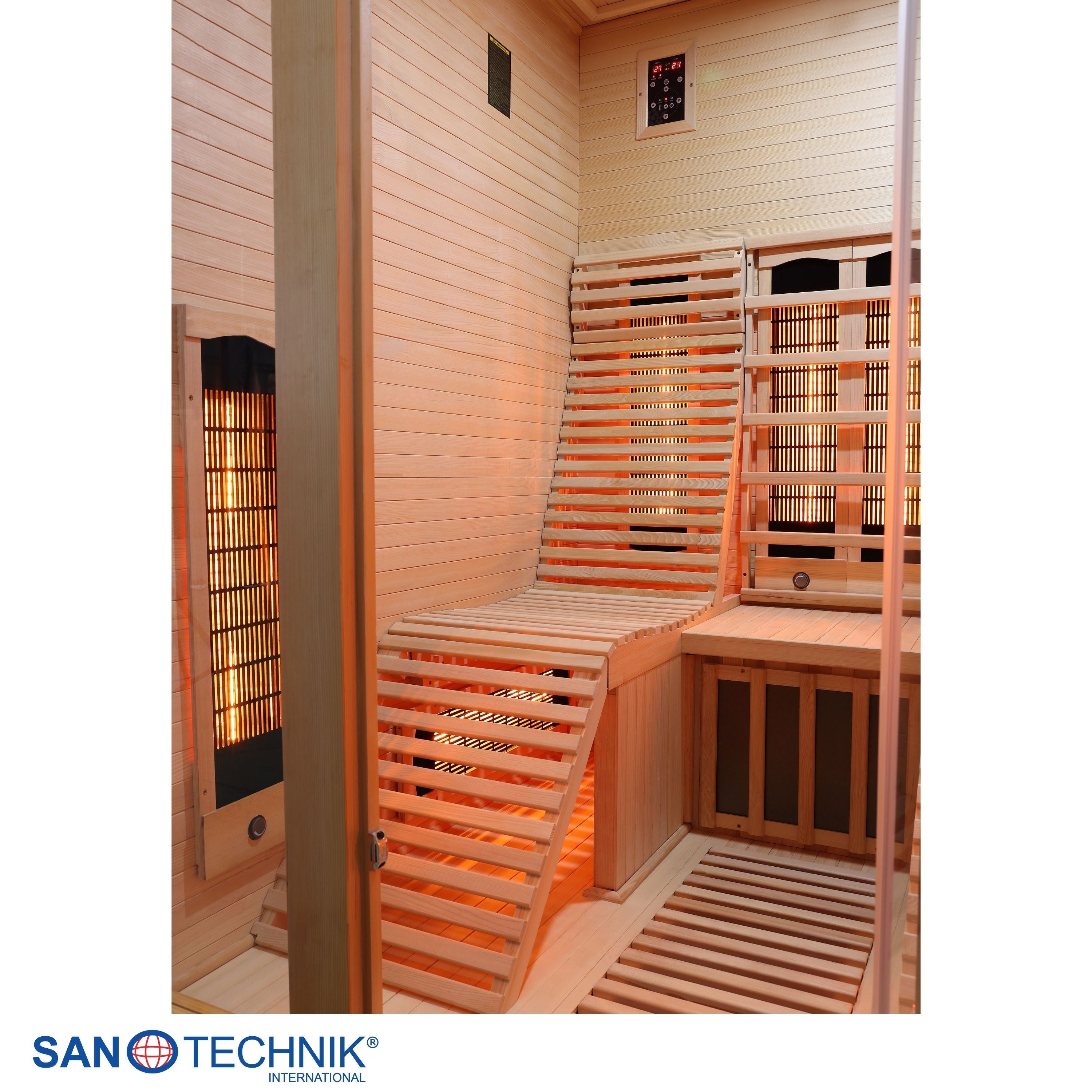 Sanotechnik - OSLO Infrarotkabine für 2 Personen 150x150x200 cm