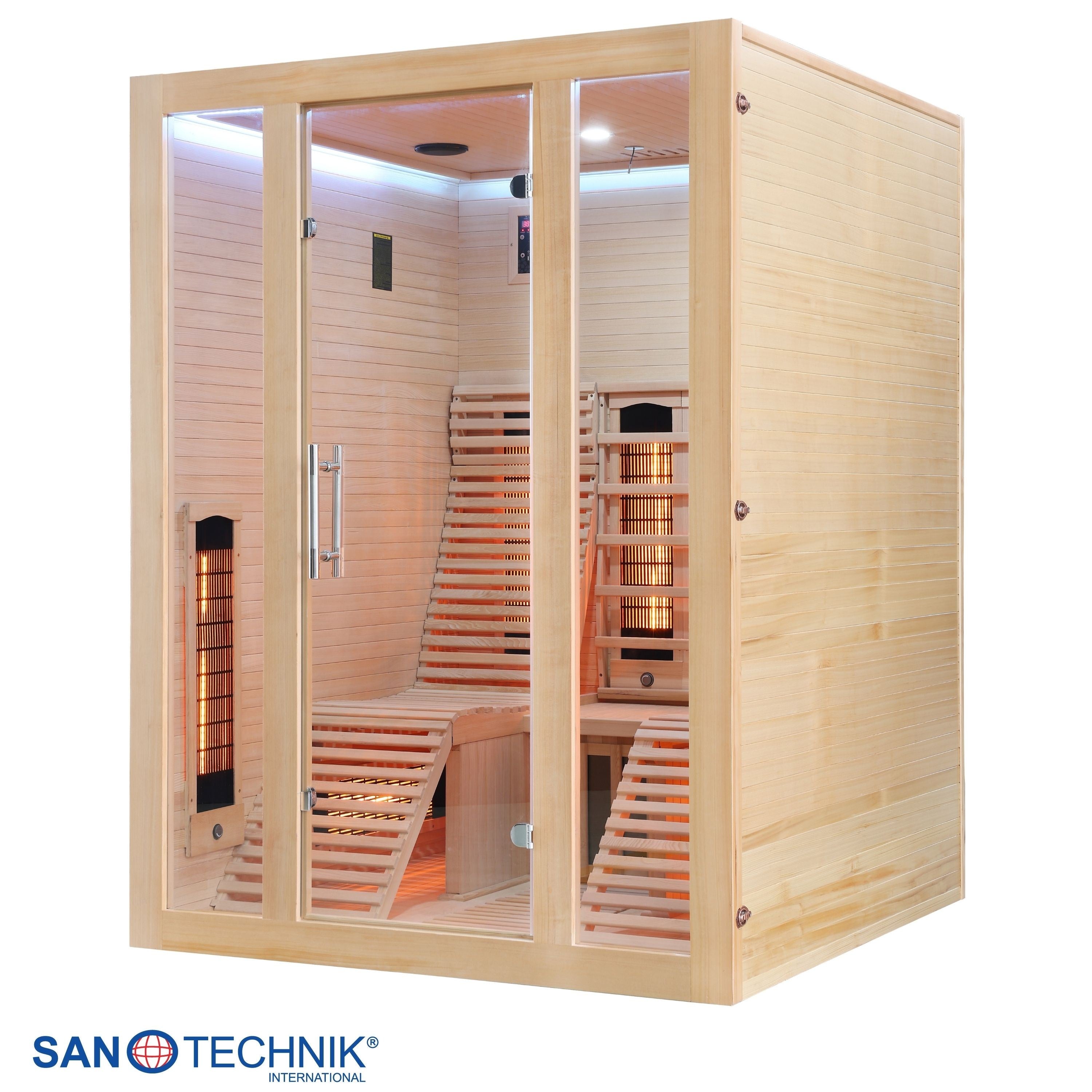 Sanotechnik - OSLO Infrarotkabine für 2 Personen 150x150x200 cm