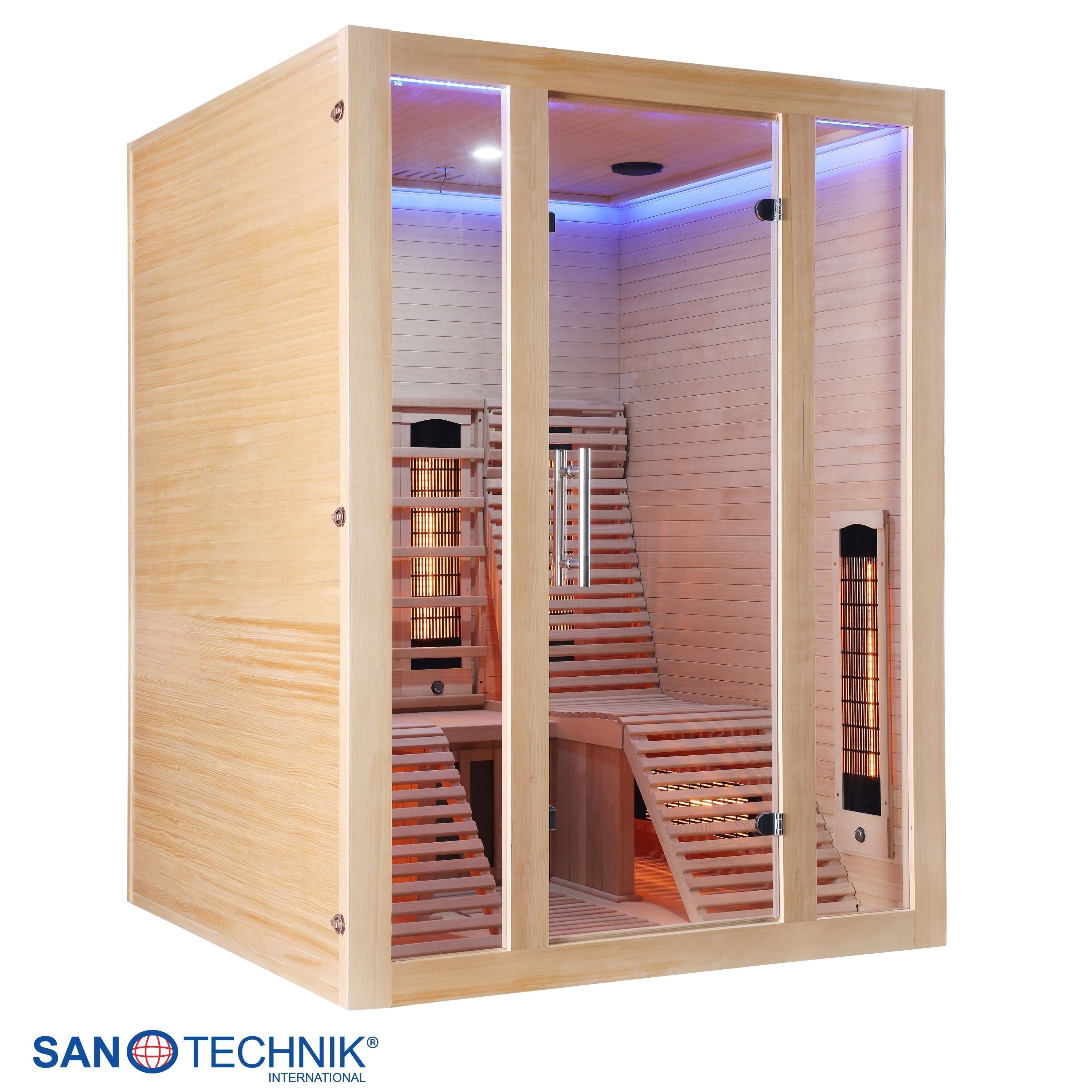 Sanotechnik - OSLO Infrarotkabine für 2 Personen 150x150x200 cm