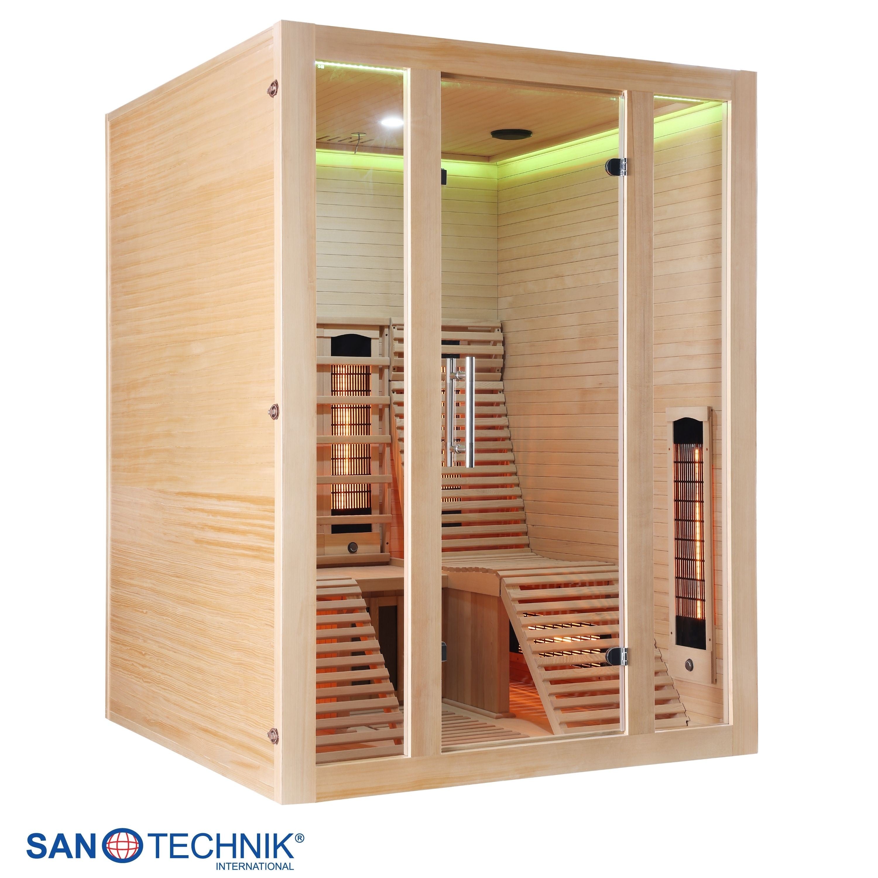 Sanotechnik - OSLO Infrarotkabine für 2 Personen 150x150x200 cm