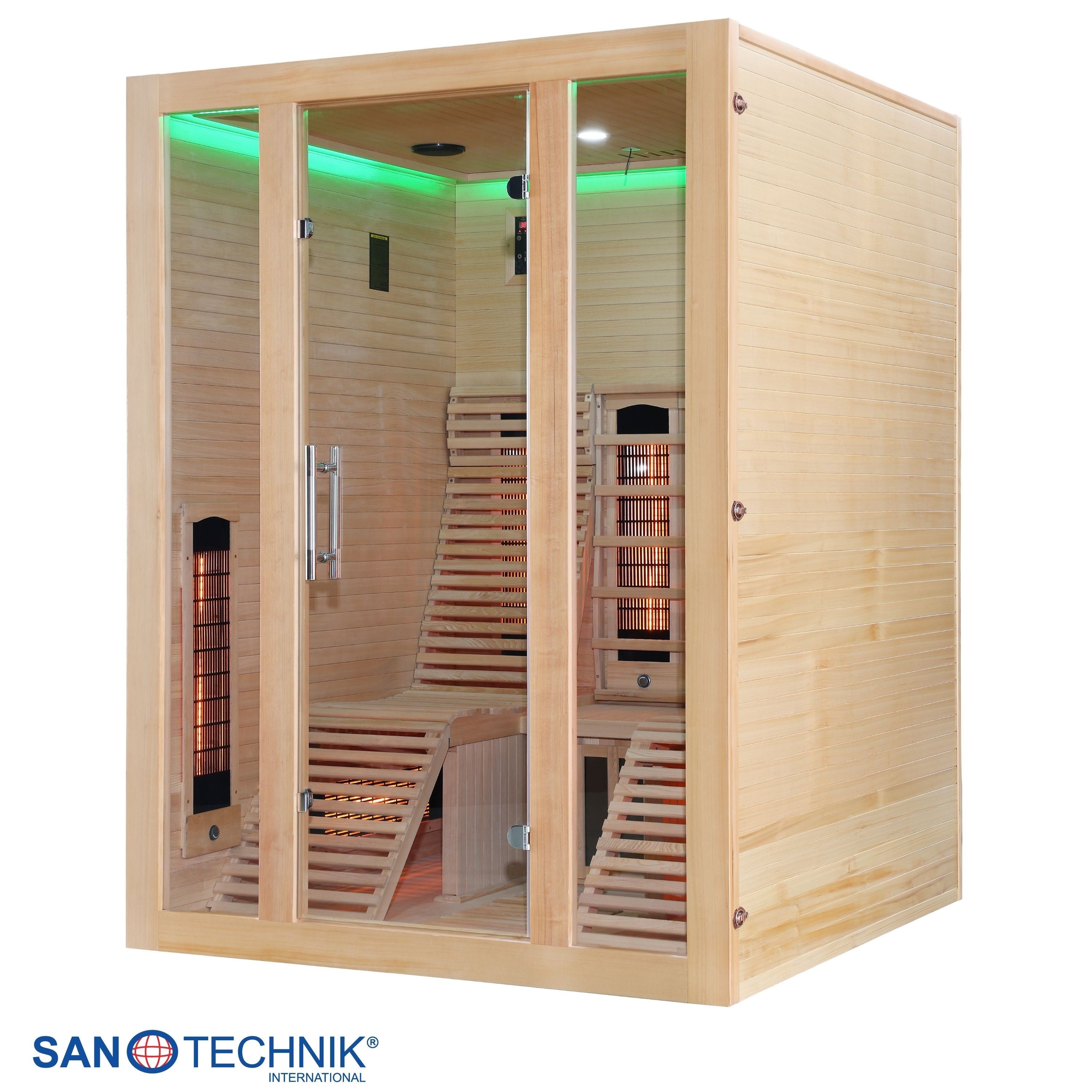 Sanotechnik - OSLO Infrarotkabine für 2 Personen 150x150x200 cm