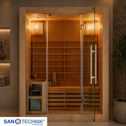 Sanotechnik - RIGA Sauna für 3 Personen 150x120x190 cm