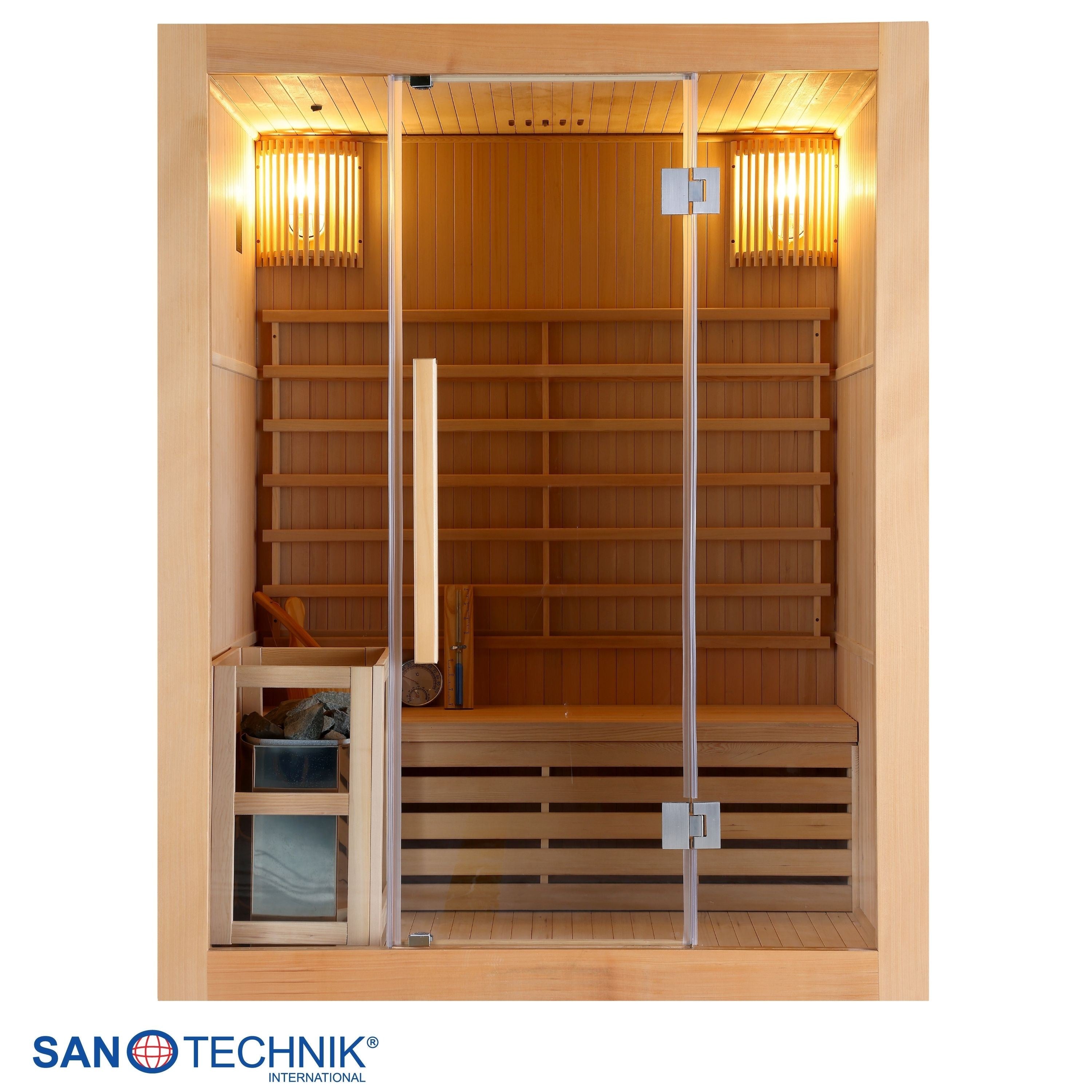 Sanotechnik - RIGA Sauna für 3 Personen 150x120x190 cm
